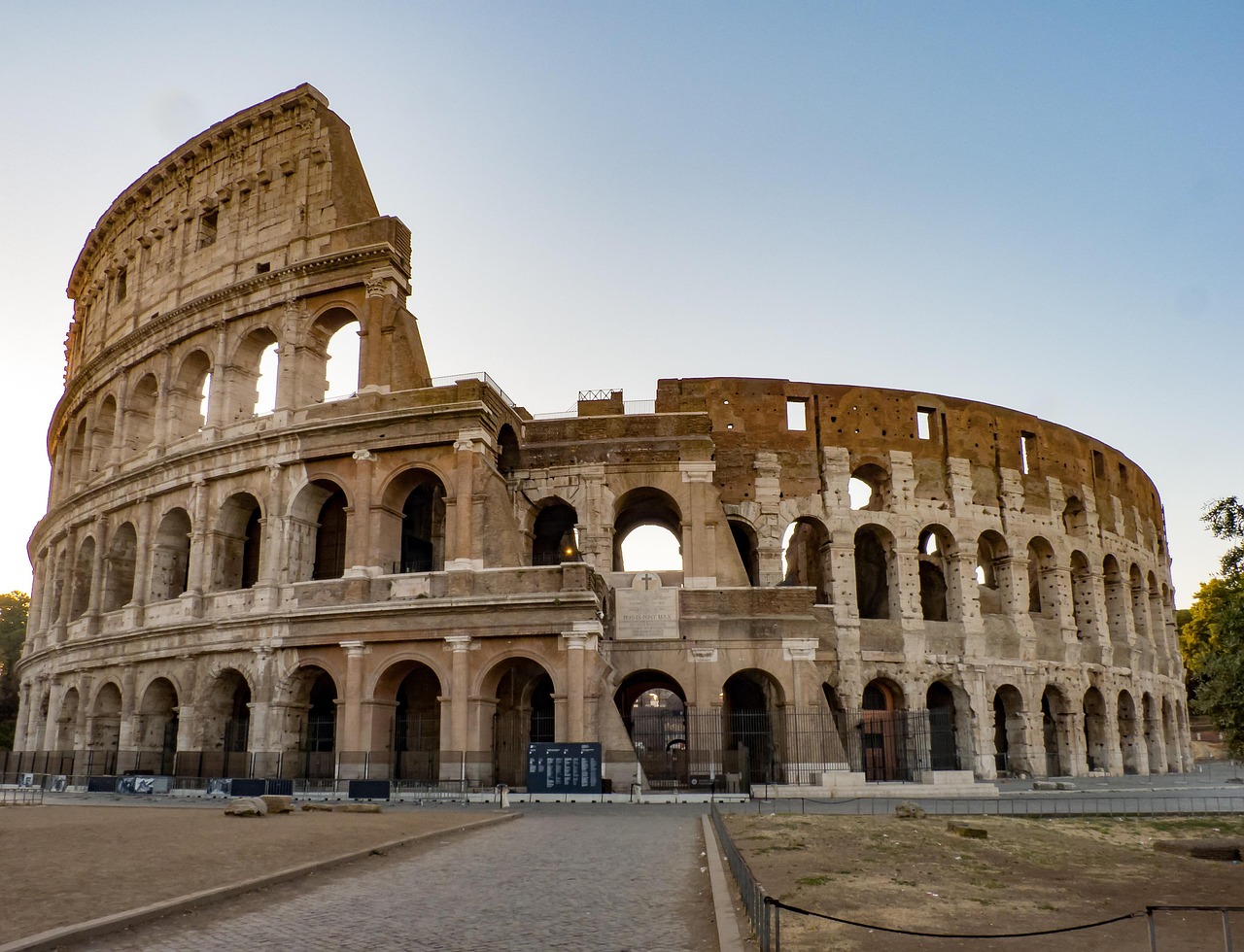 Ruins of Colosseum in Rome