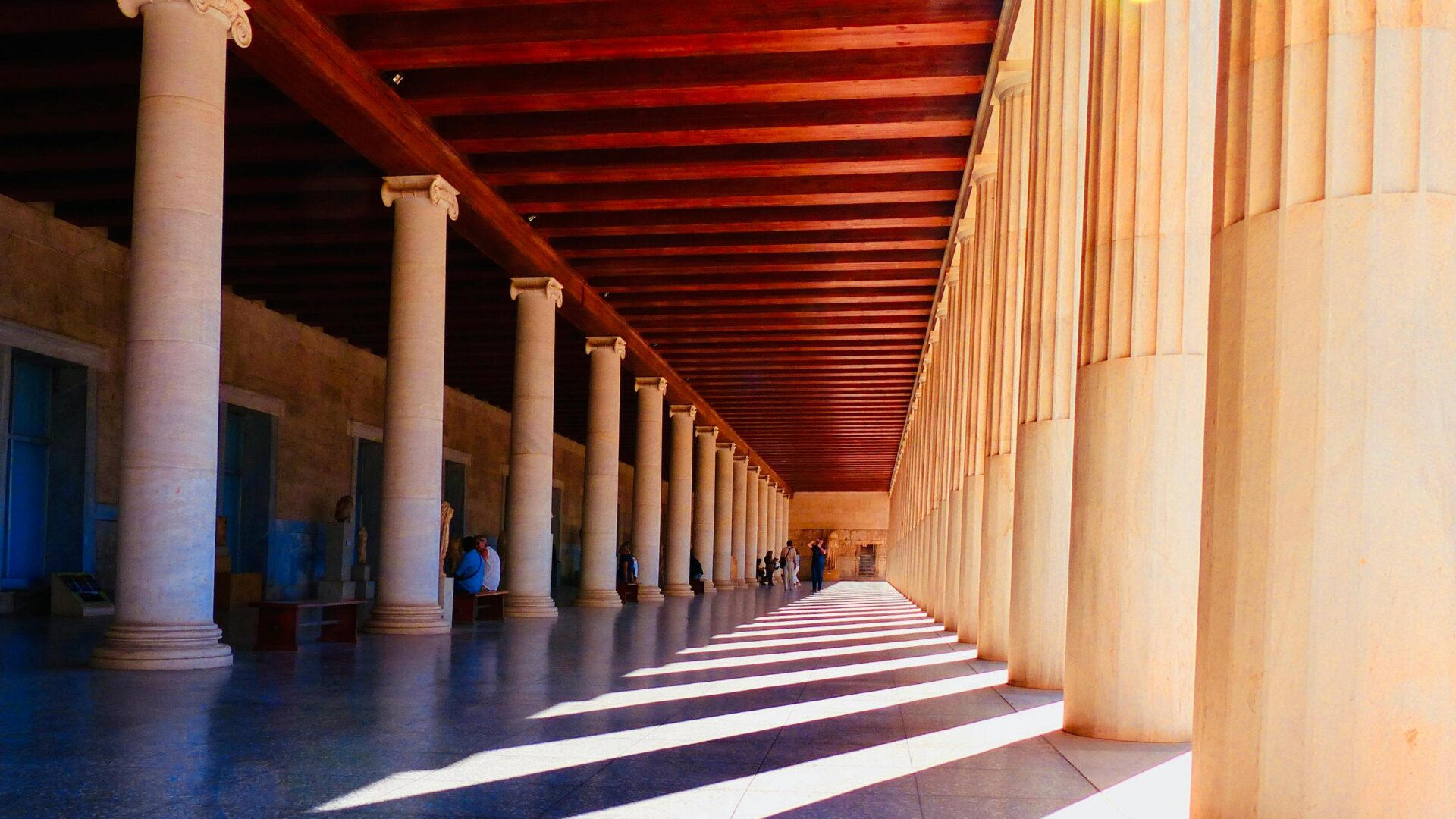 Columns of Stoa of Attalos