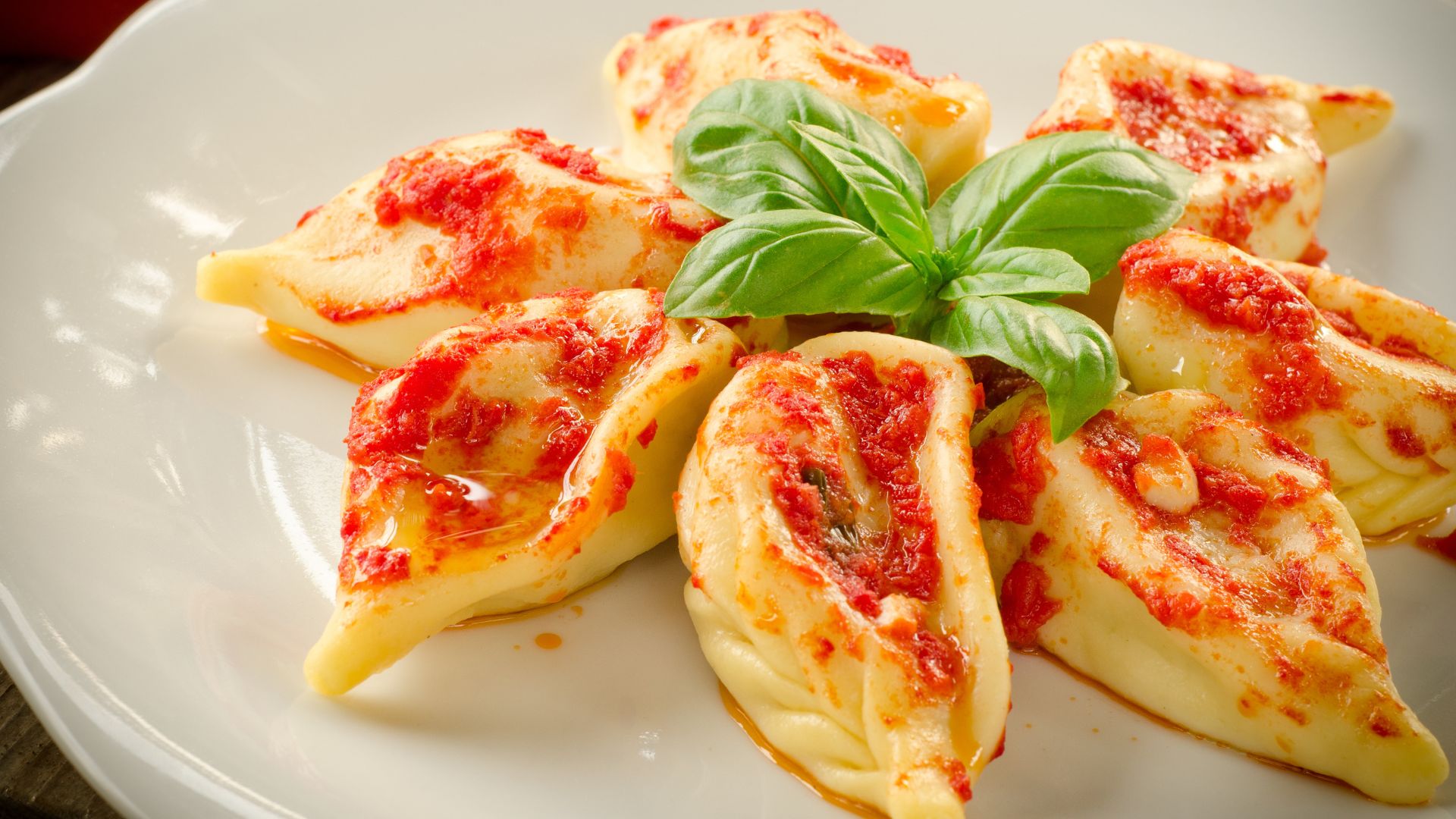 Cculurgiones on a plate