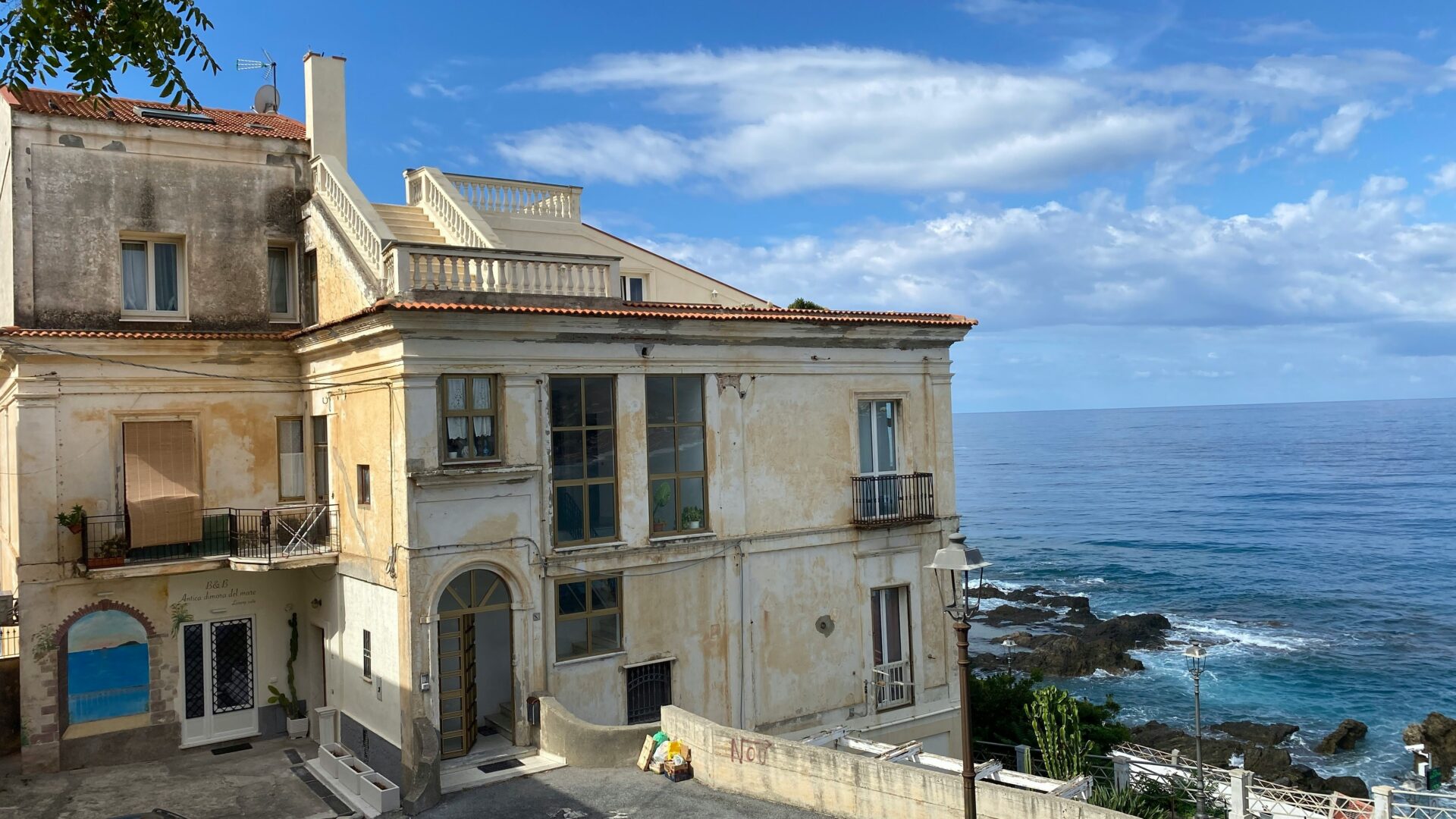 Scenic view of Diamante village in Calabria, Italy