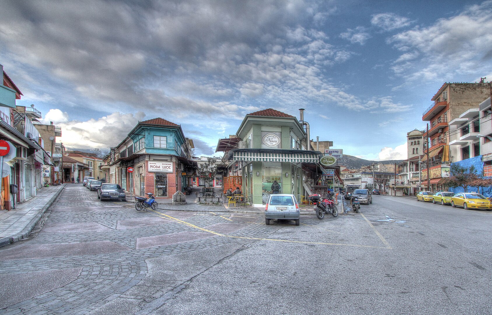 Traditional houses in Drama’s old town