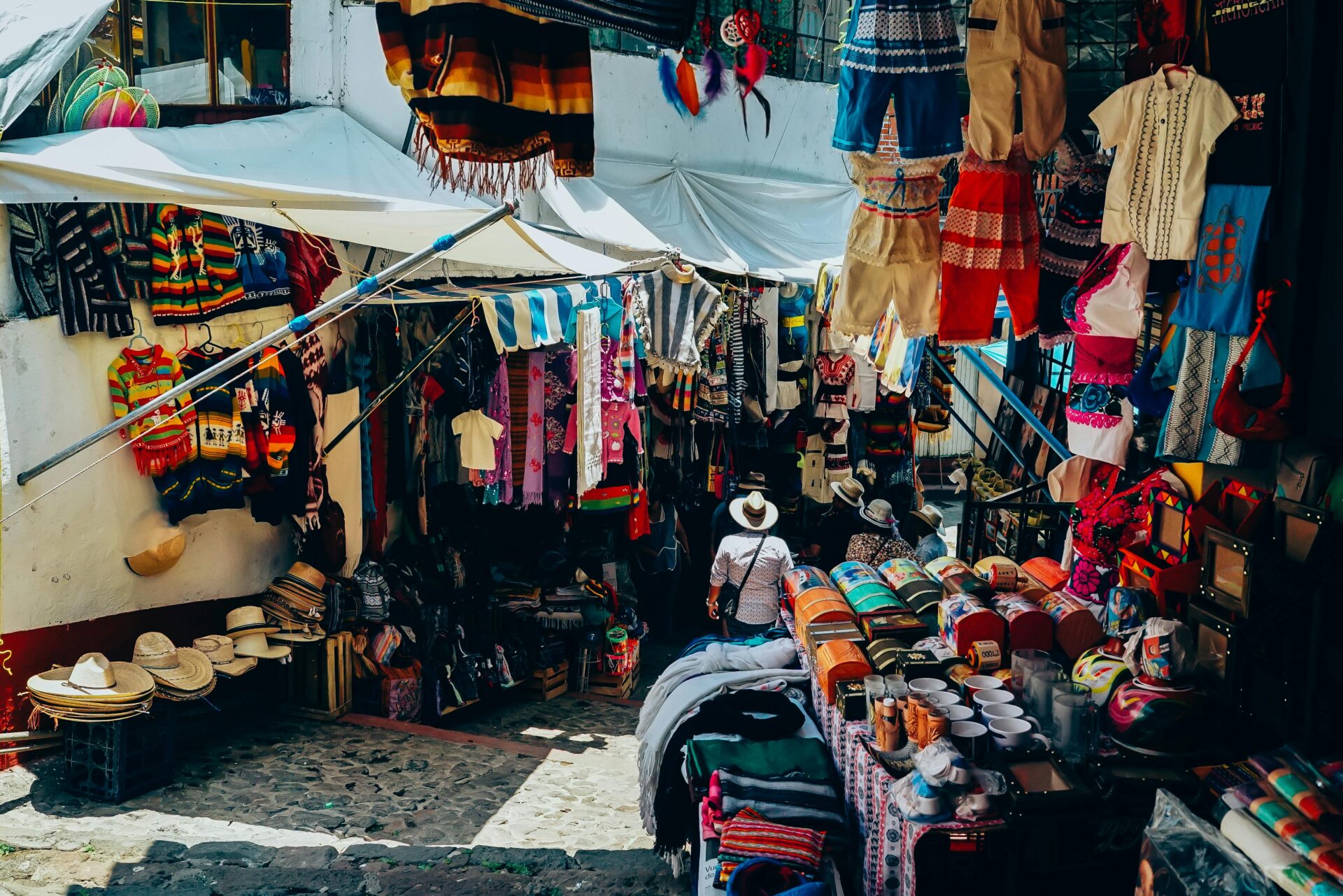 Flea market stall in Athens