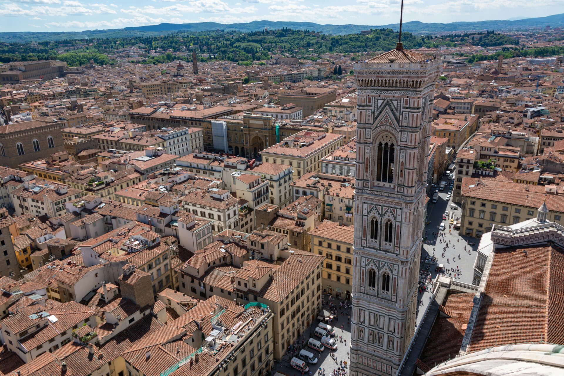 Florence Cityscape with Giottos Bell Tower