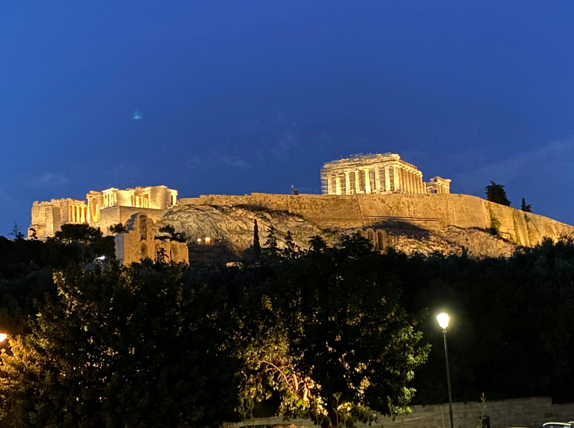 Glowing Acropolis - Athens Greece