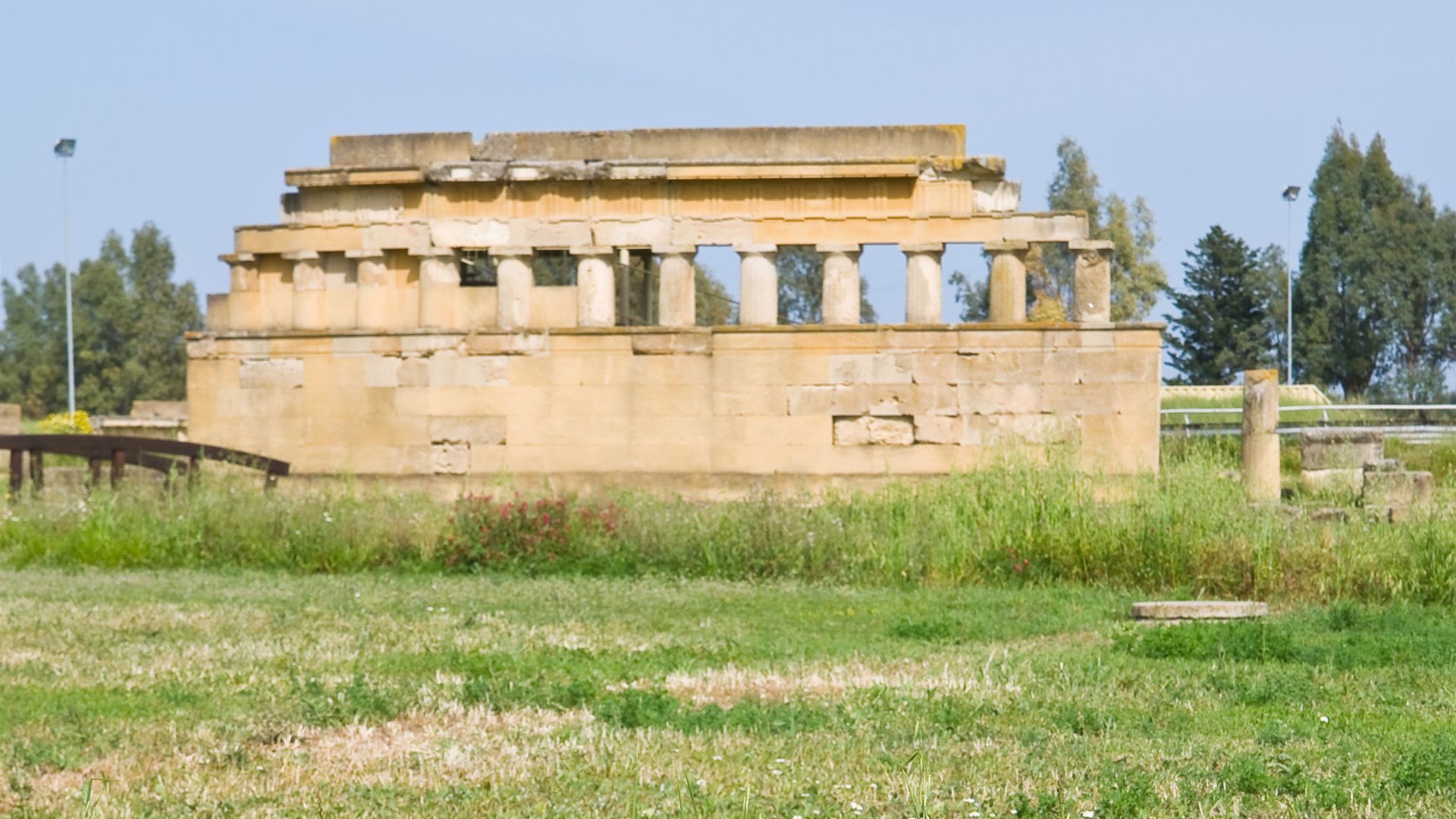 Image shows Archaeological Park, Metaponto, Italy.
