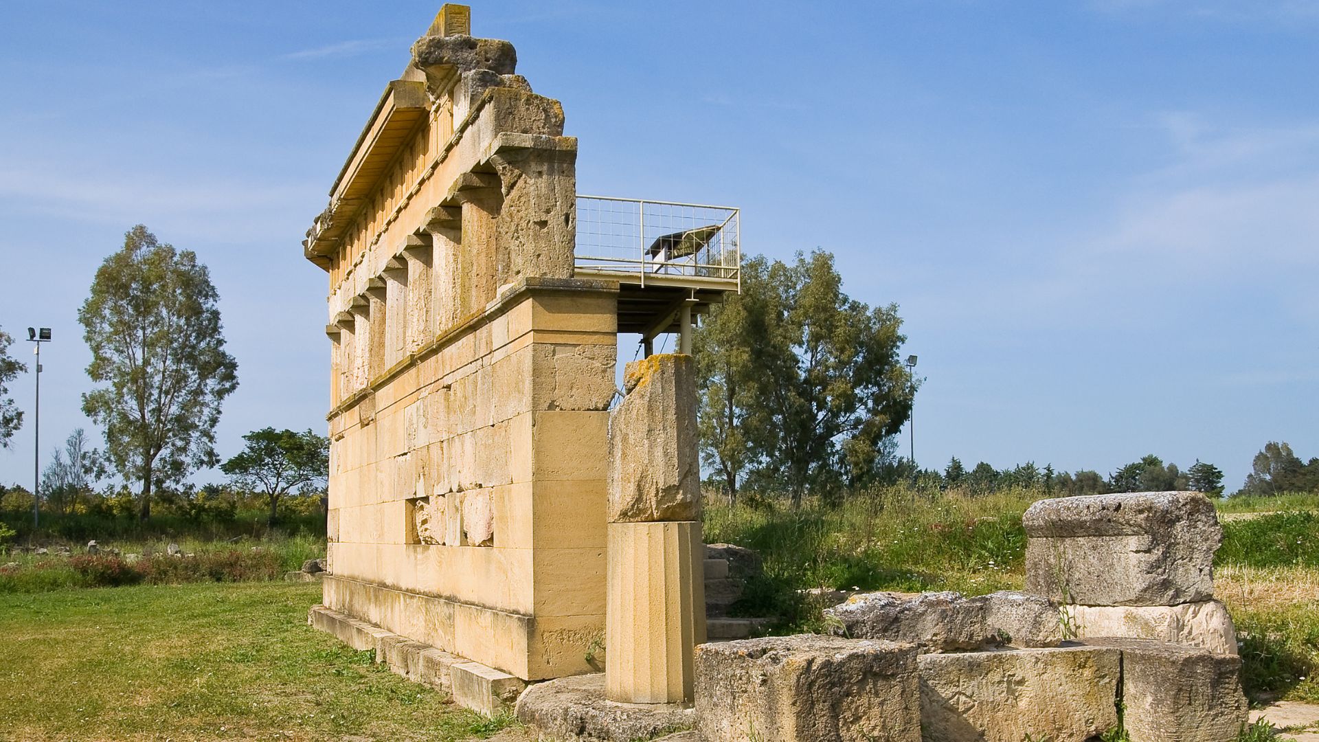 Image shows Archaeological Park, Metaponto, Italy.