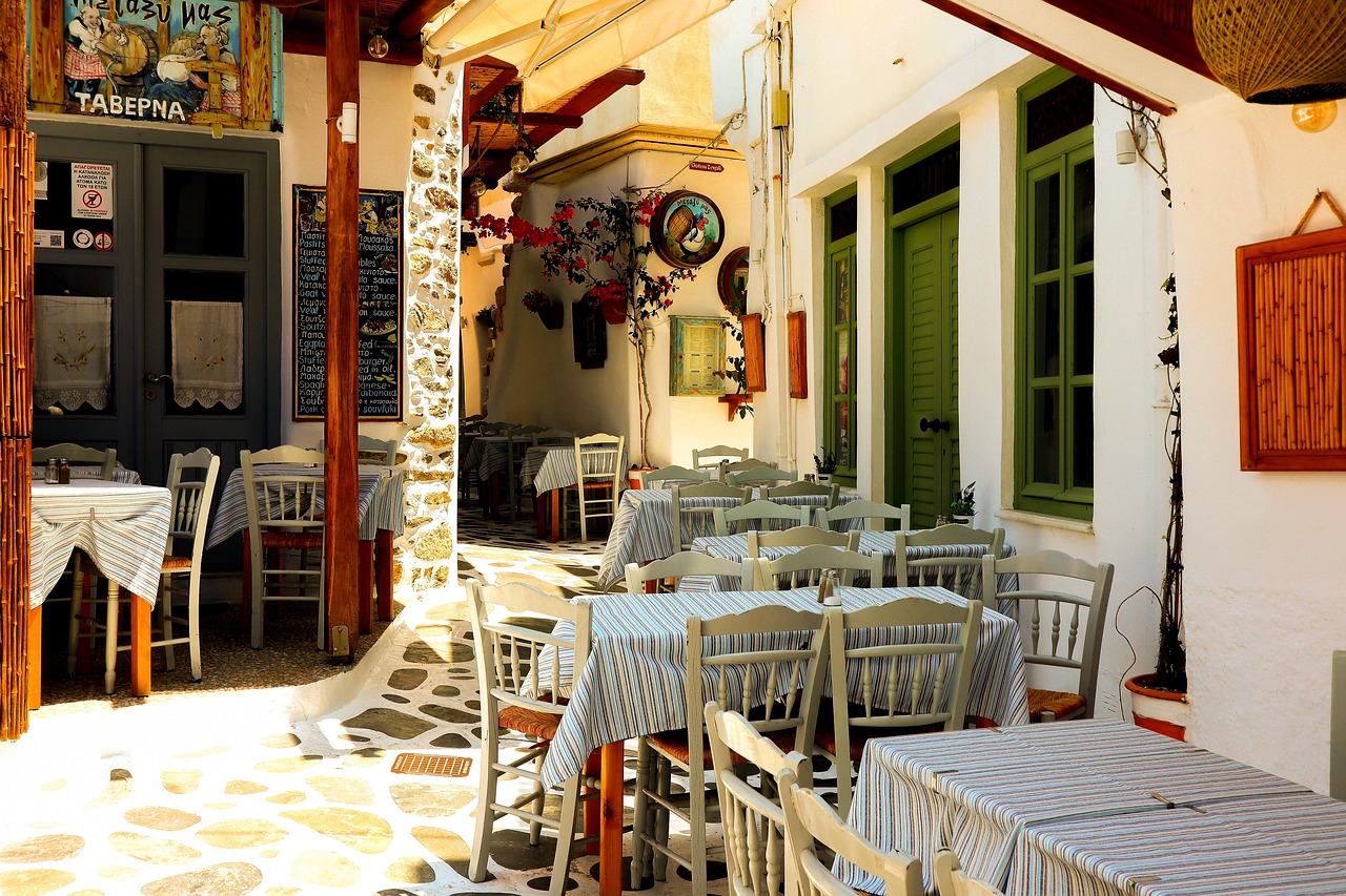Greek tavern or restaurant