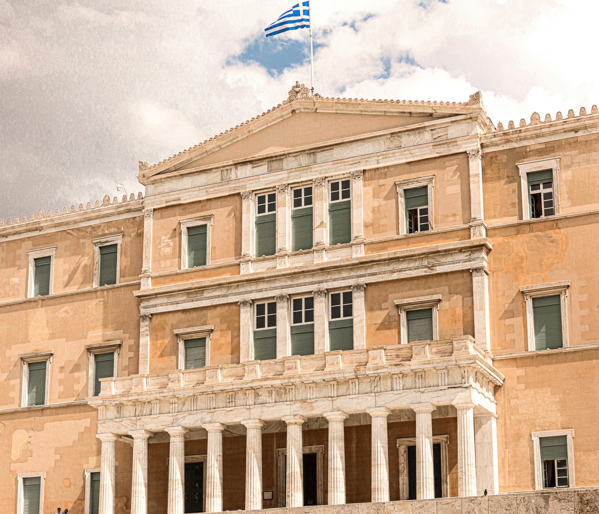 Hellenic Parliament Building in Athens