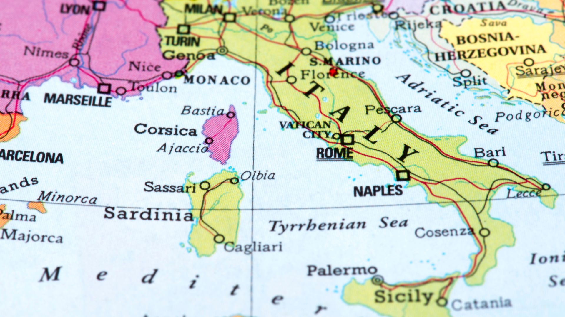 Map of Italy