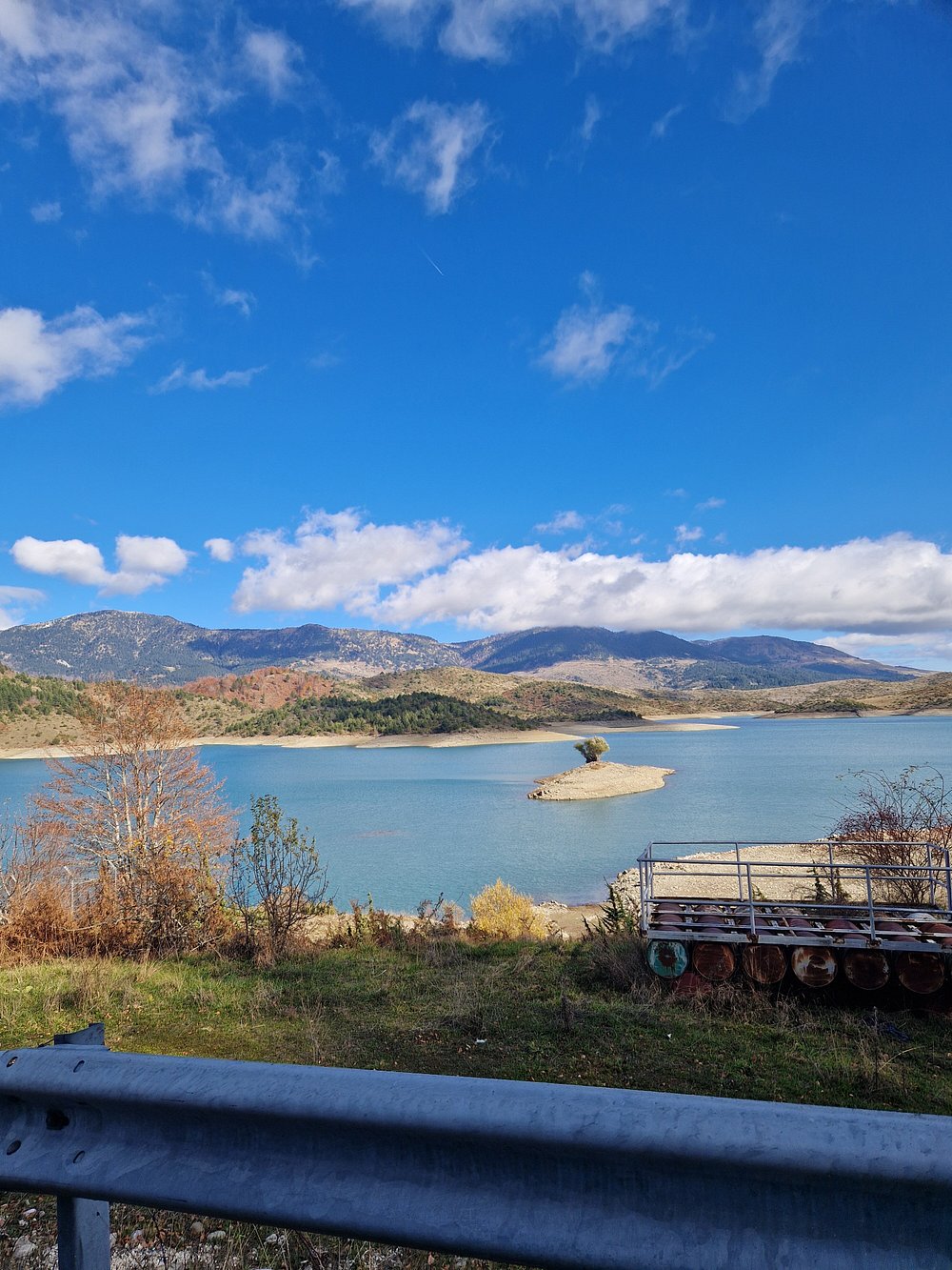 The serene waters of Lake Aoos in Metsovo