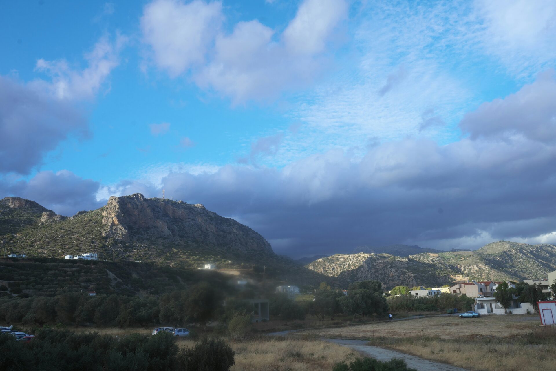 Landscape view of Paleochora village