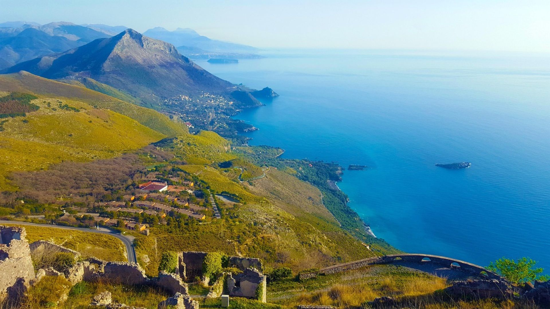 Image shows Maratea, Basilicata, Italy