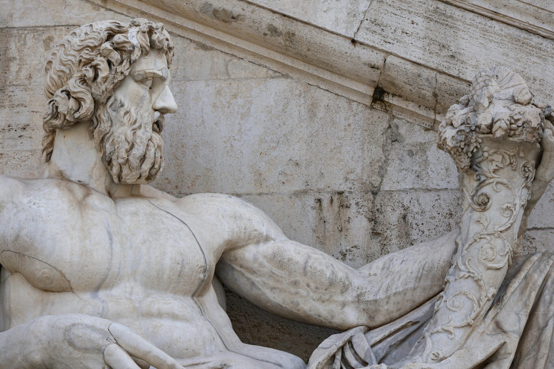 Marble Statue of Zeus in Rome