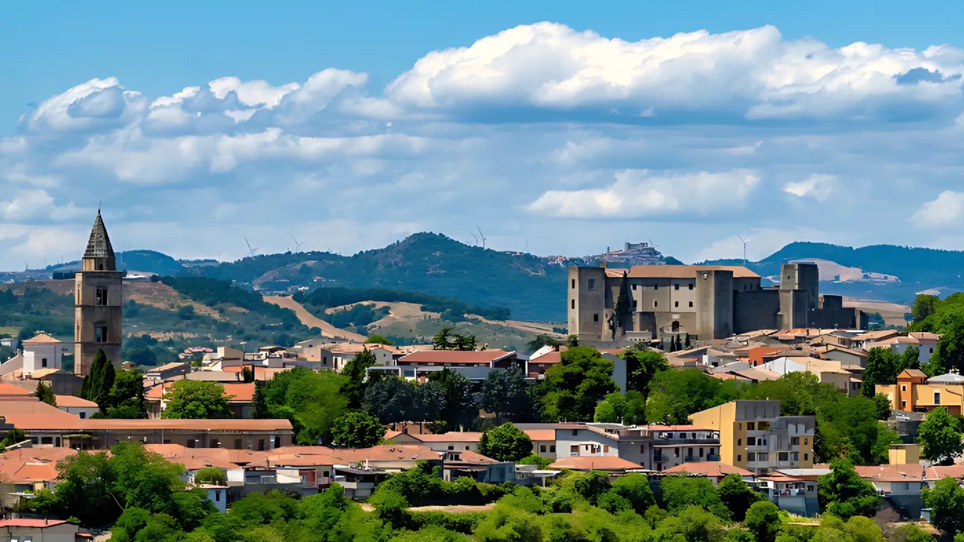 Image shows Melfi, Potenza, Basilicata, Italy.