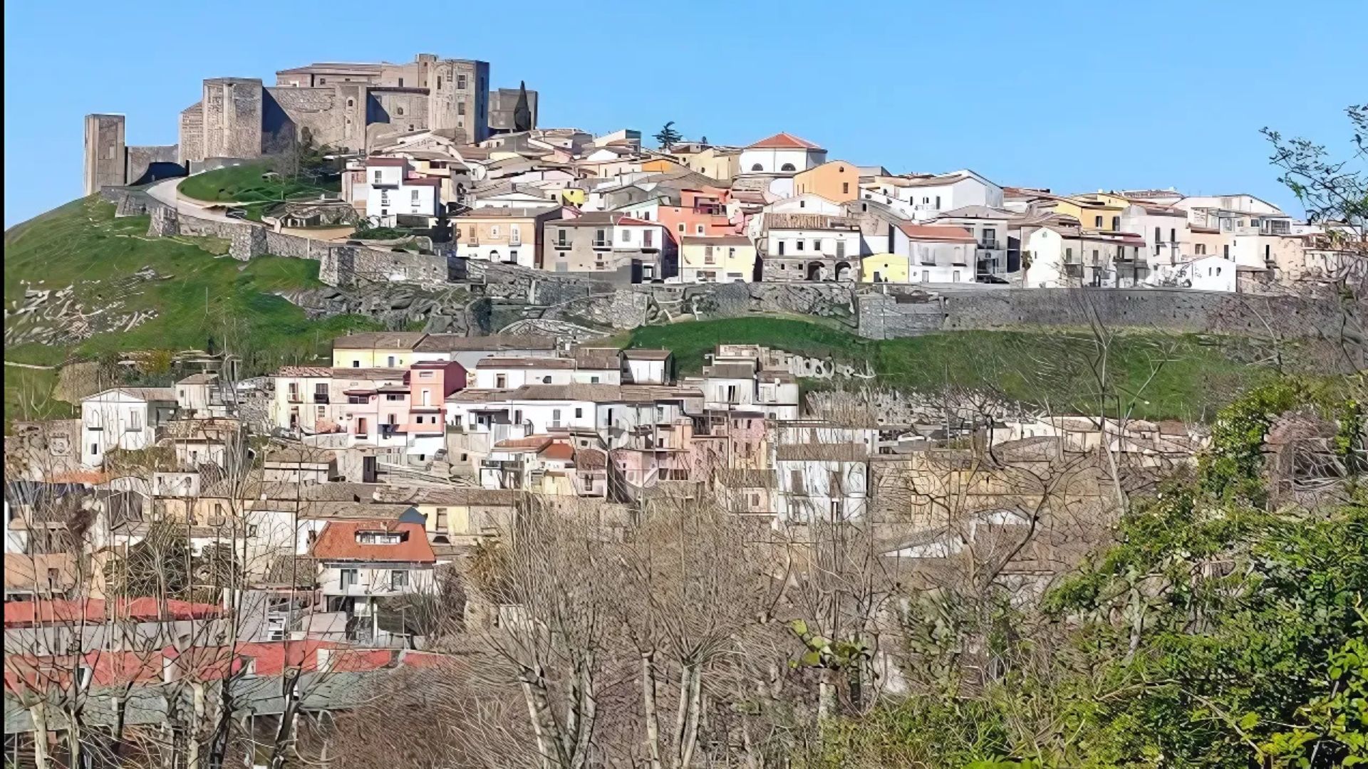 Image shows Melfi, Potenza, Basilicata, Italy..