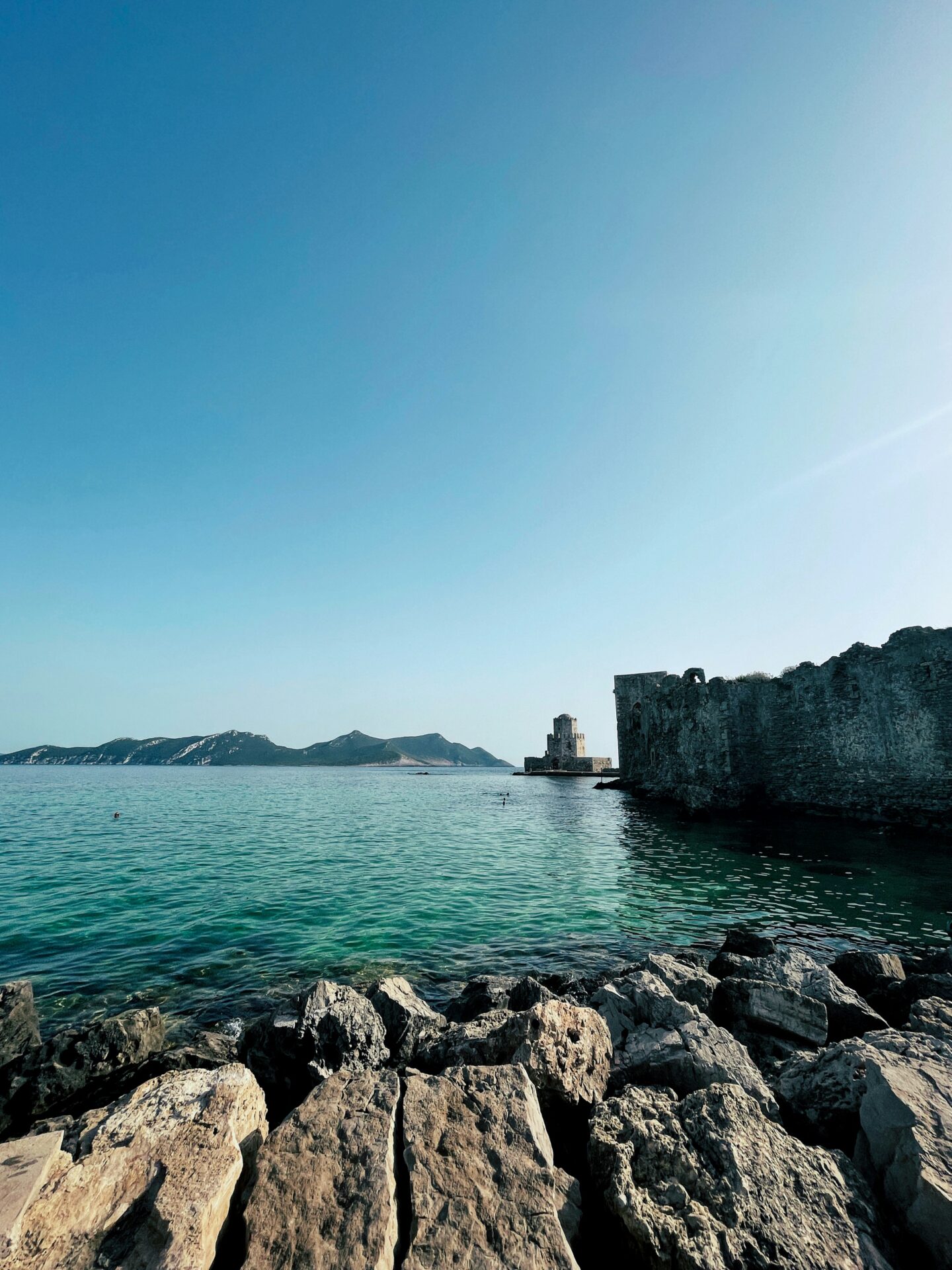 The historic Methoni Castle