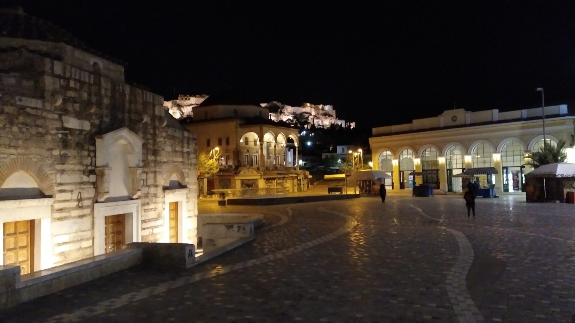 Monastiraki at night