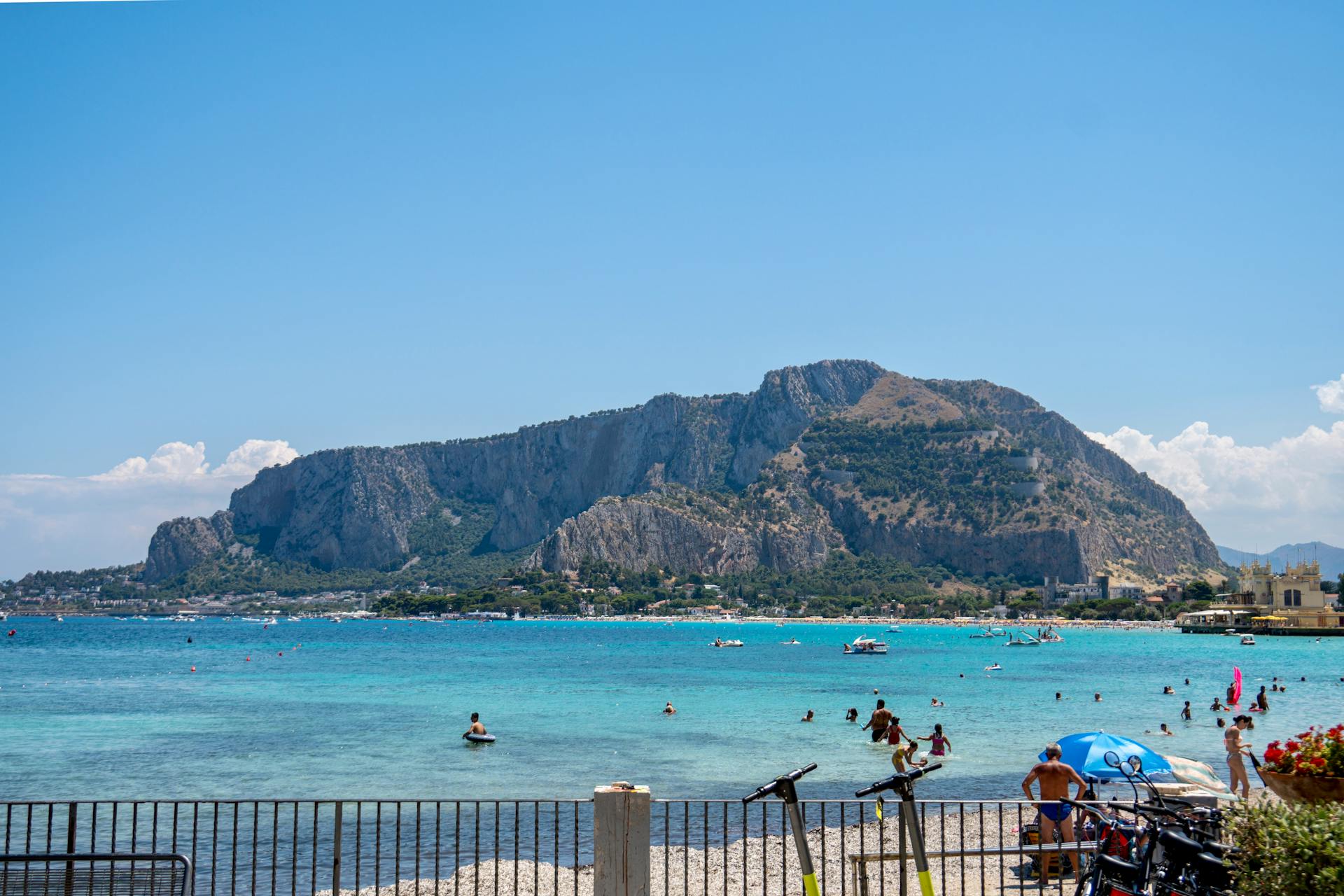 Mondello beach