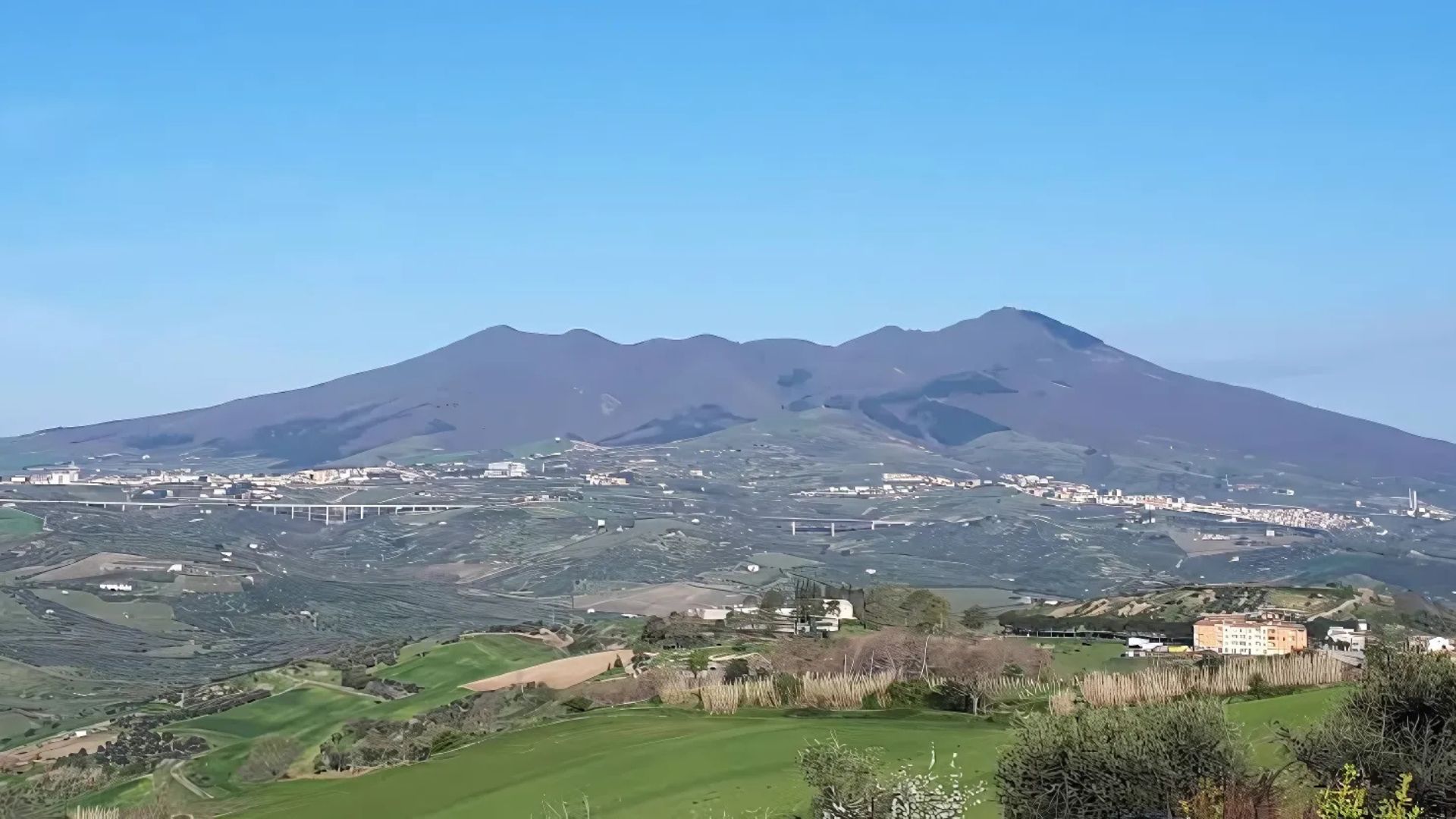 Image shows Monte Vulture, Basilicata, Italy.