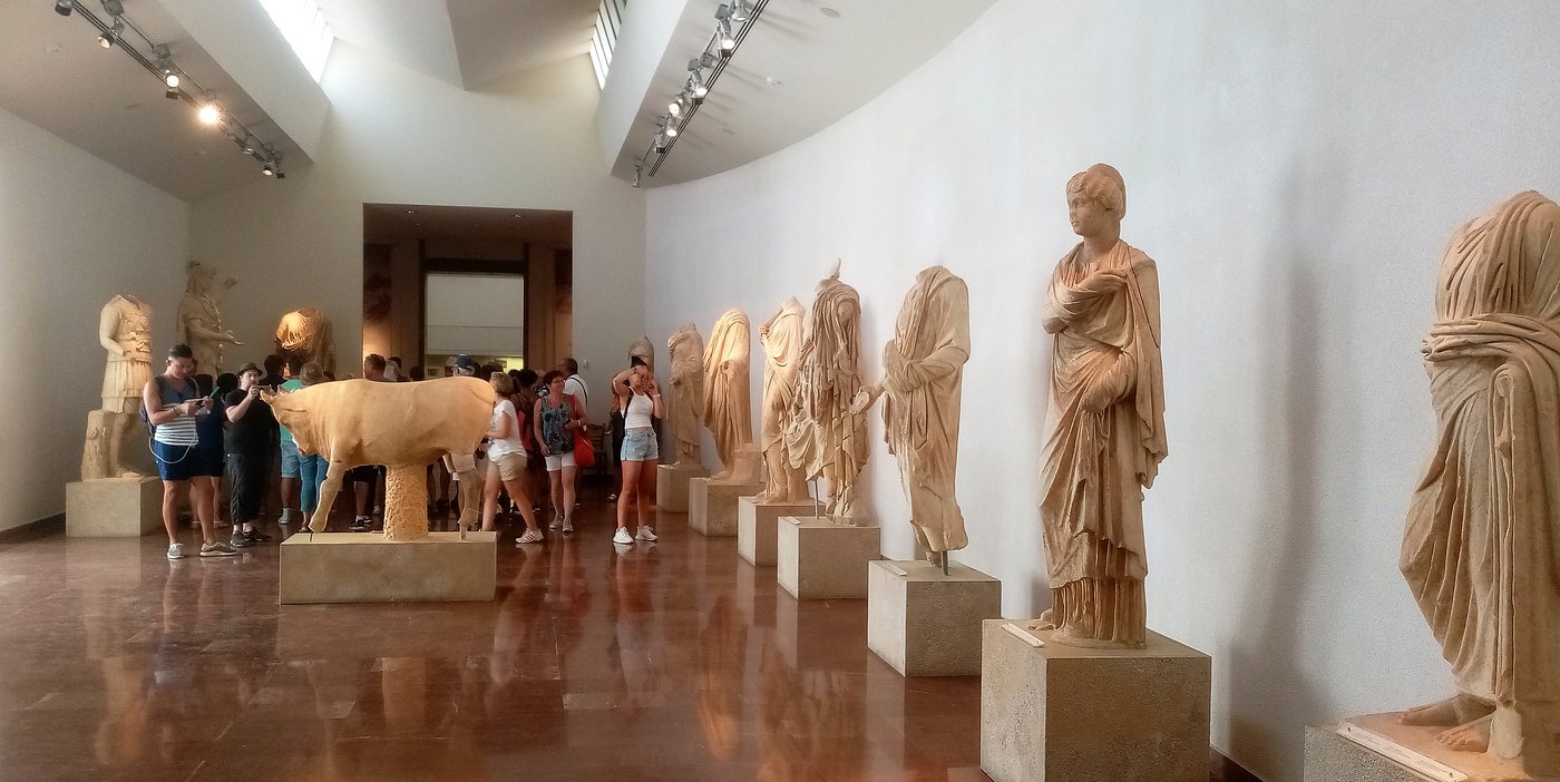Interior of the Museum of Ancient Olympia