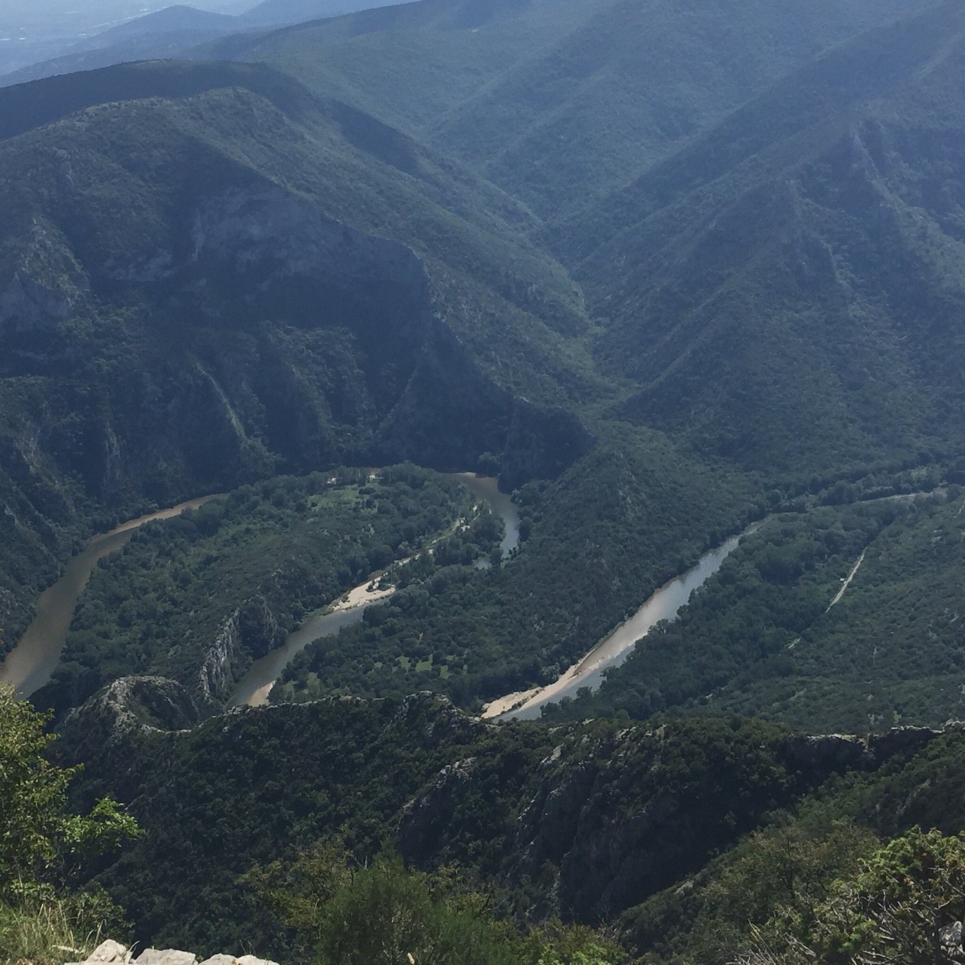 Aerial view of the Nestos Delta 