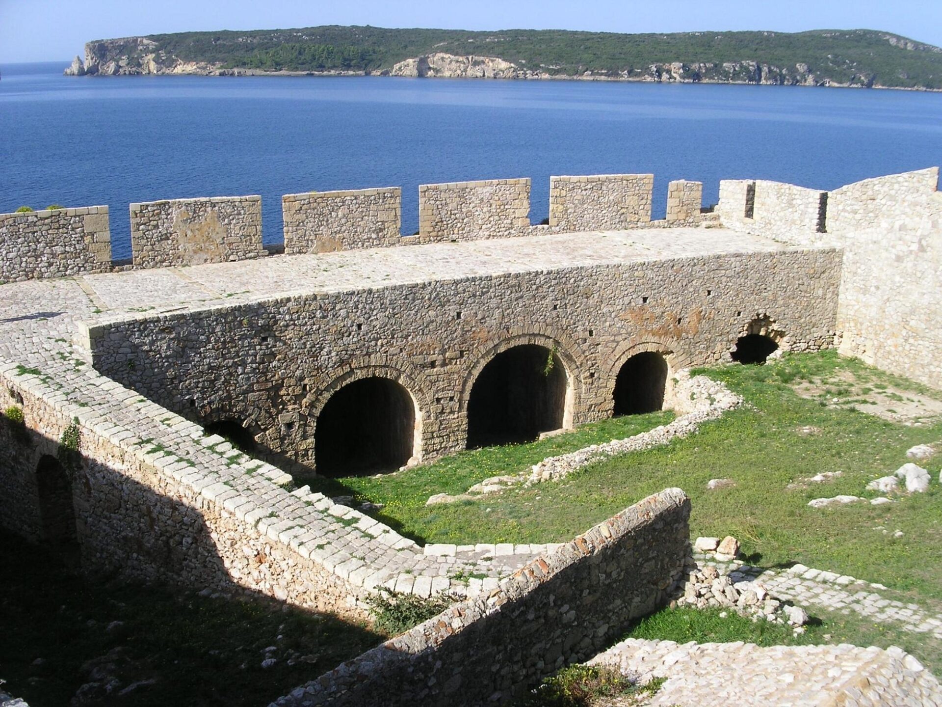 The well-preserved Niokastro Fortress