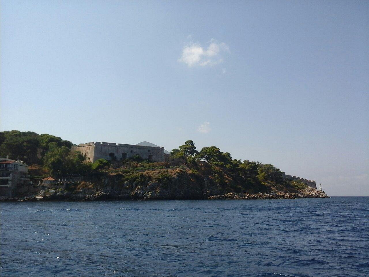 Niokastro Fortress perched above the harbor of Pylos