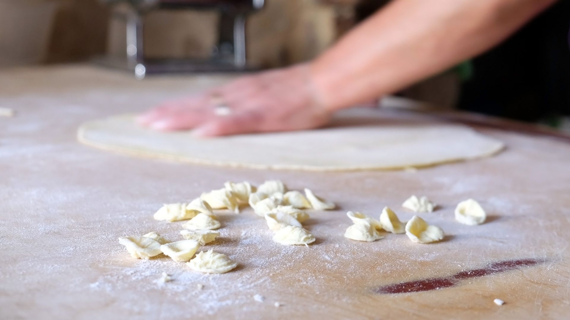 Hand made Oorecchiette.