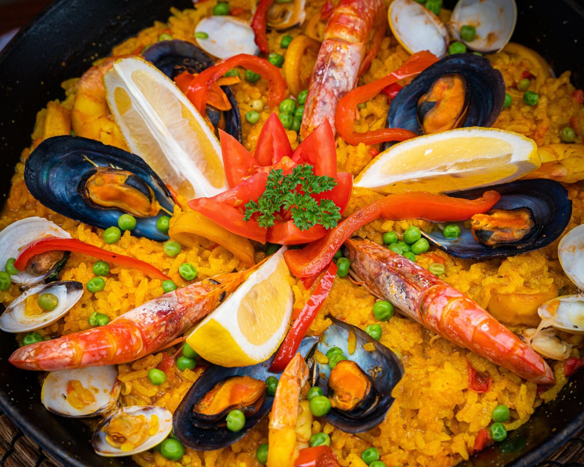 Paella de mariscos