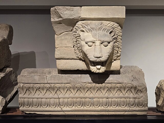 Paestum Museum Hera Lion Head Spouts