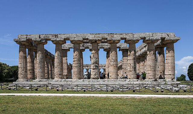 Paestum Temple of Hera I (Front East View)