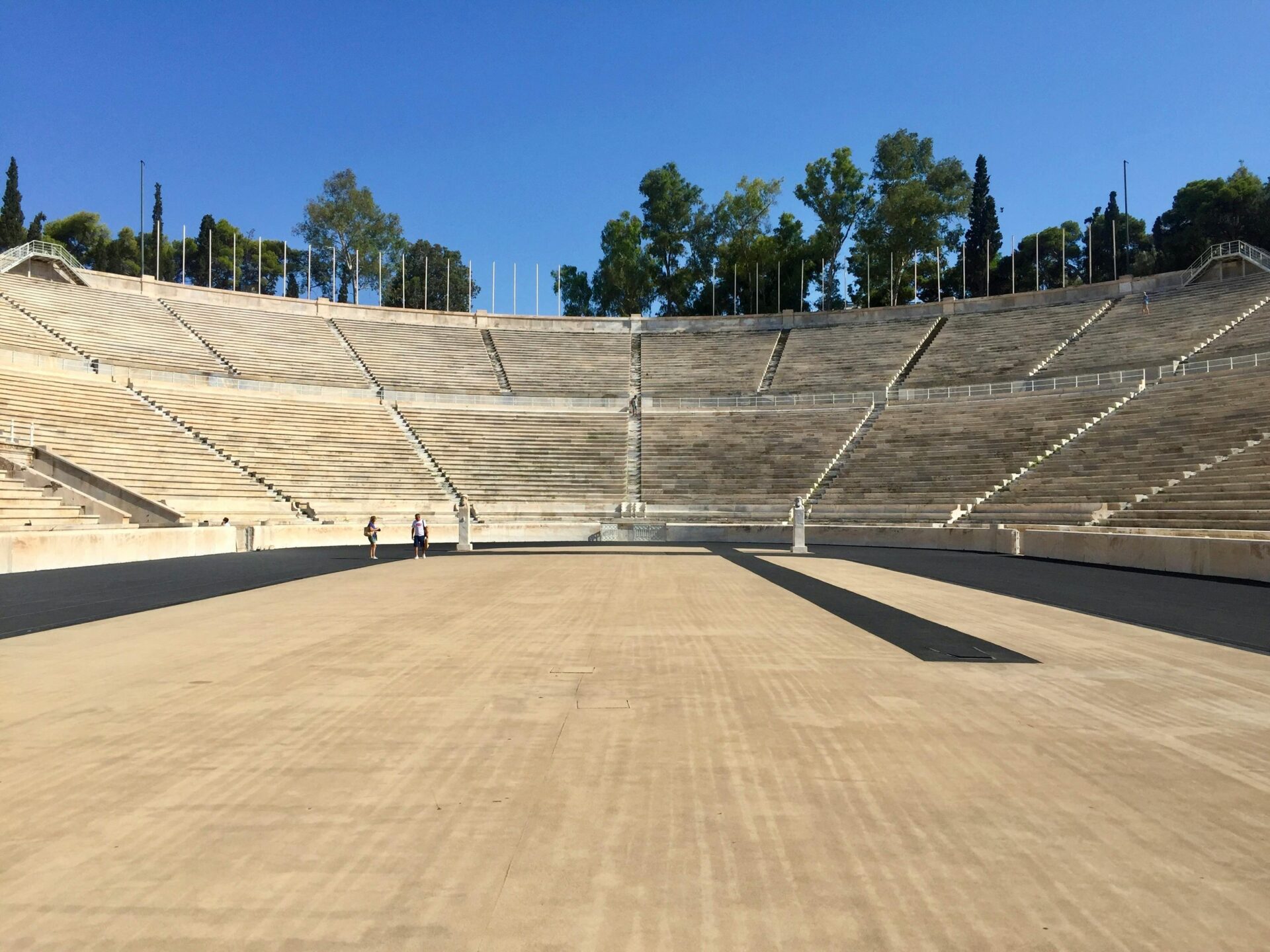 Panathenaic Stadium - center of a stadium