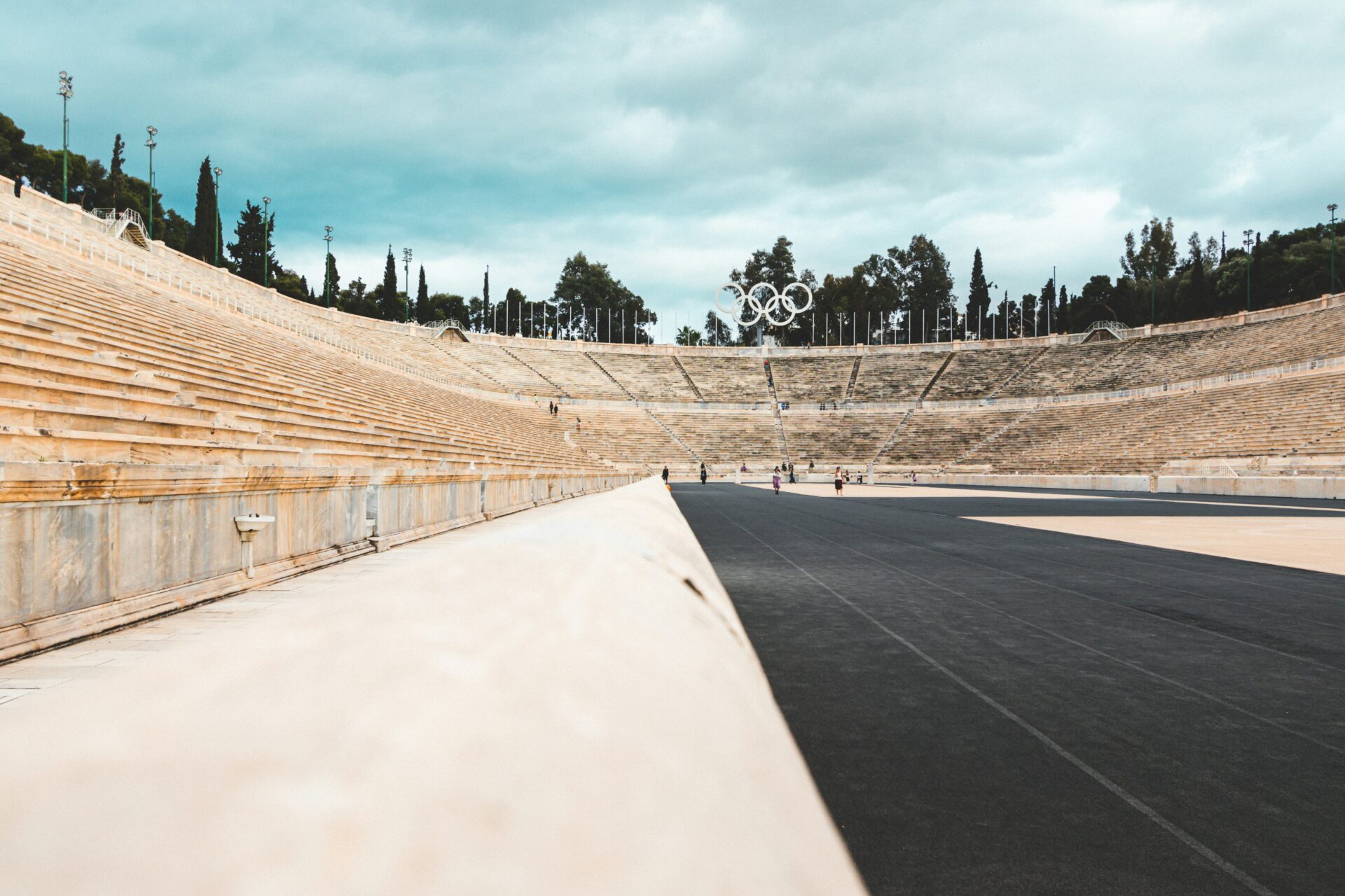 Panathenaic Stadium - running track - Olympic stadium