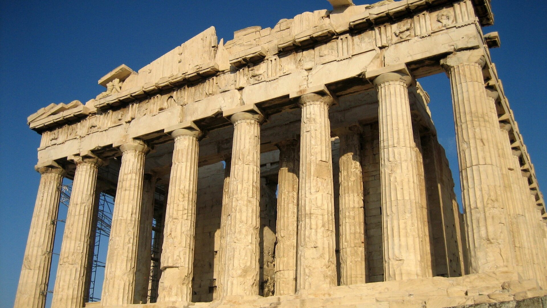 Parthenon columns - Greek ruins