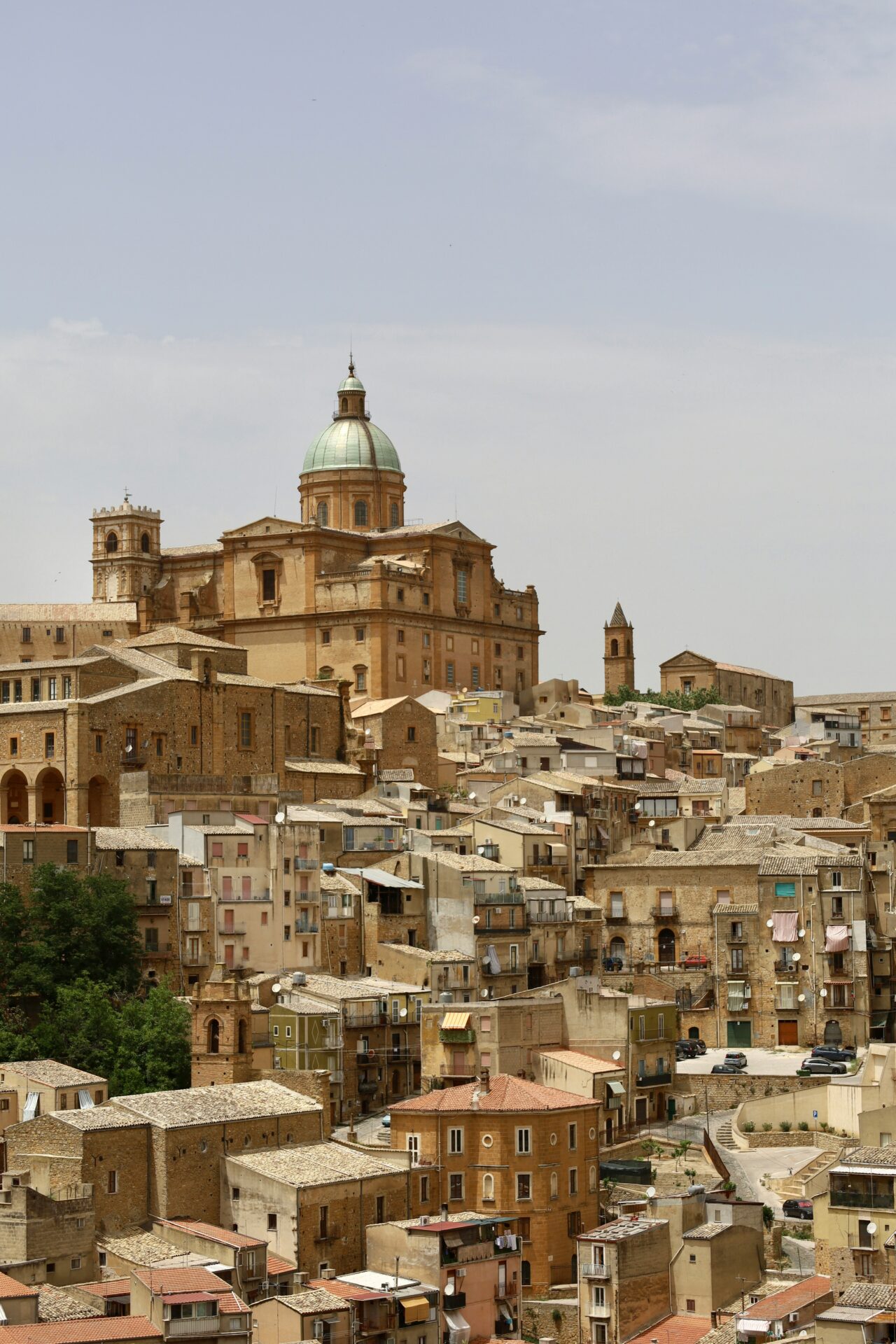 A scenic view of Piazza Armerina, a charming medieval town in Sicily