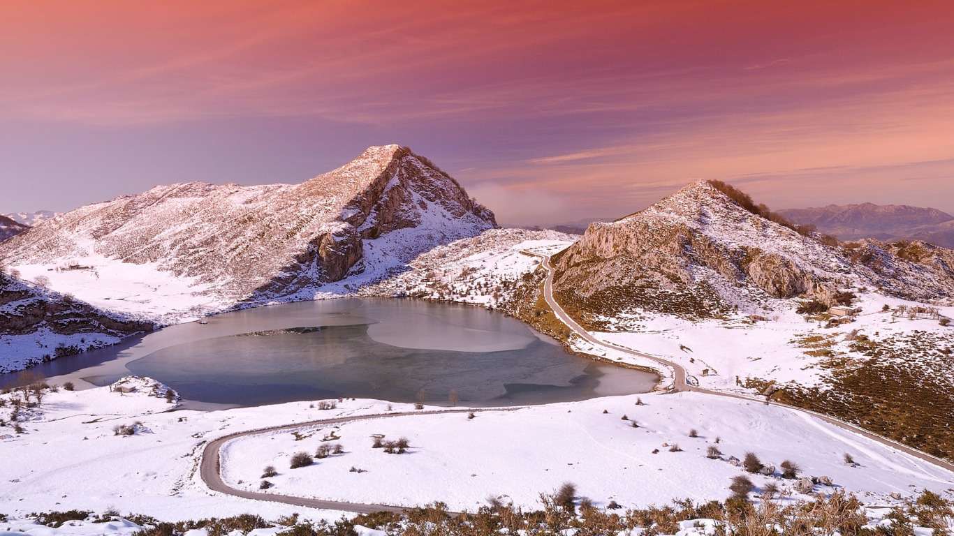 Picos de Europa National Park in winter