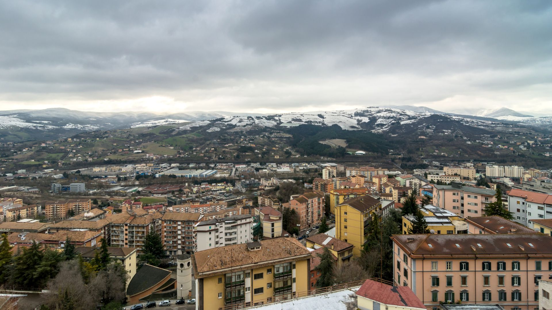 Image shows Potenza, Basilicata,Italy.
