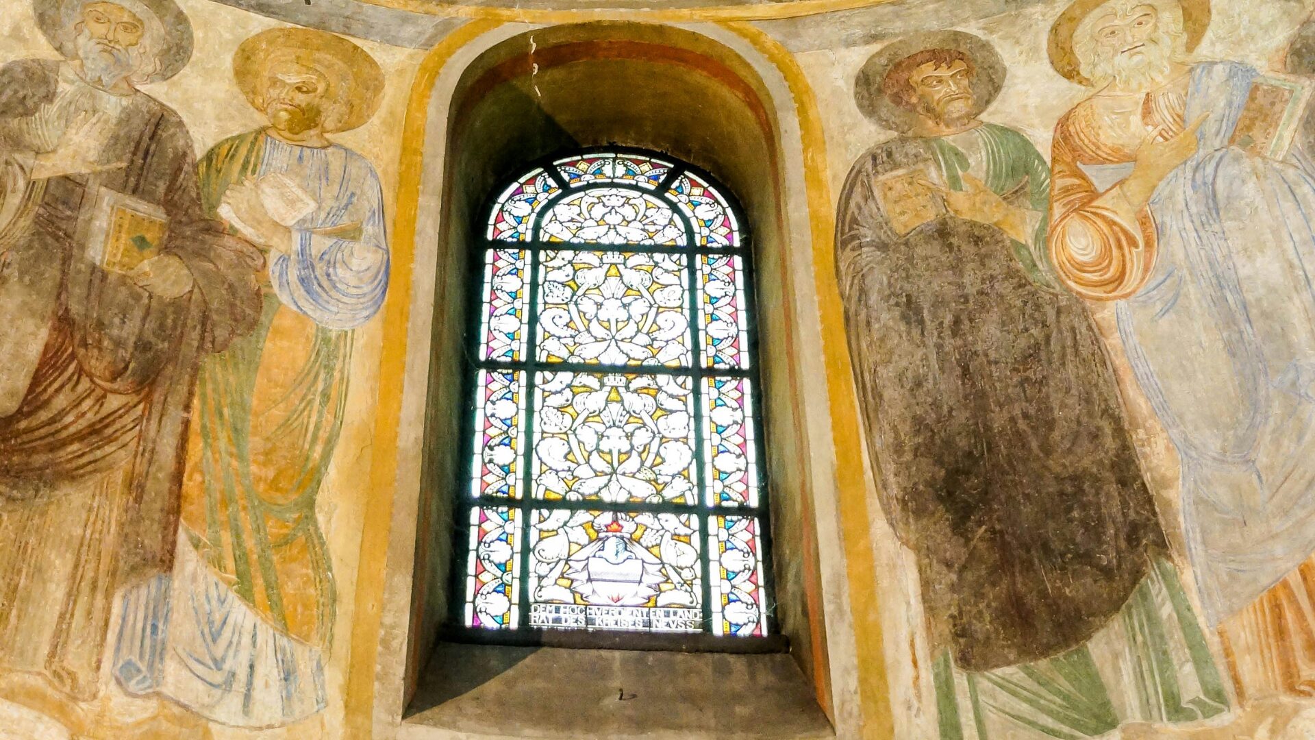 Religious fresco - faded fresco