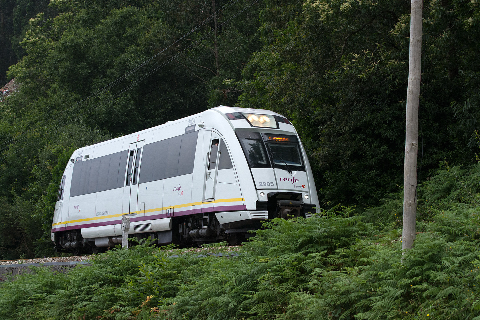 Renfe train to Oviedo