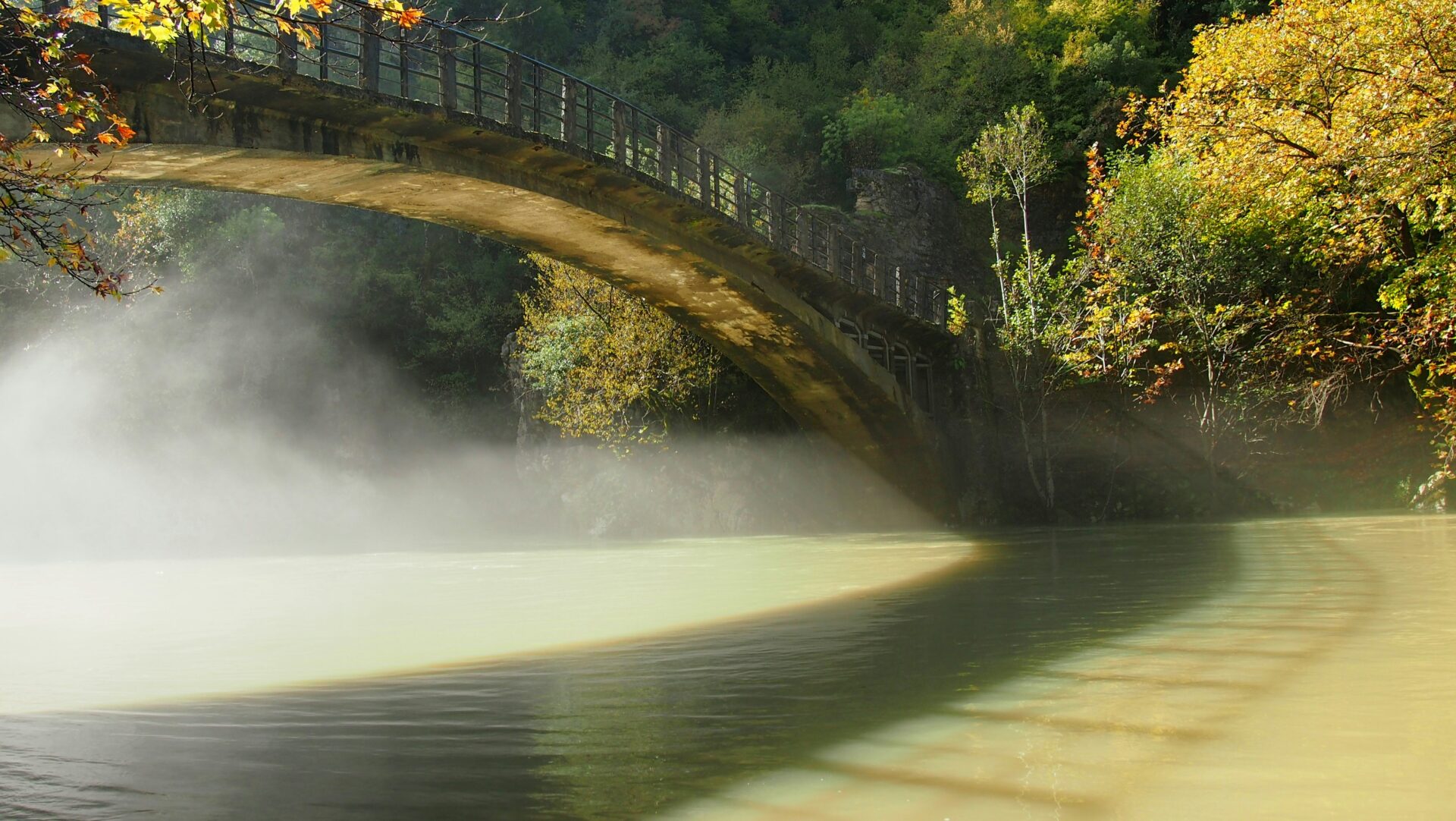 The Voidomatis River at the base of Vikos Gorge