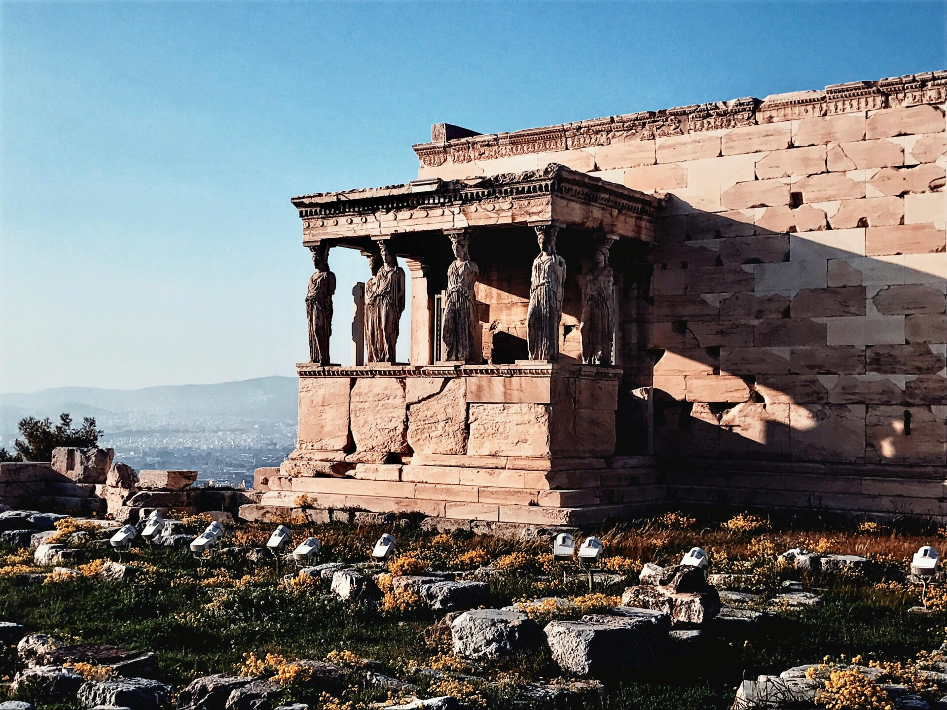 Ruins of Erechtheion - Greek architecture
