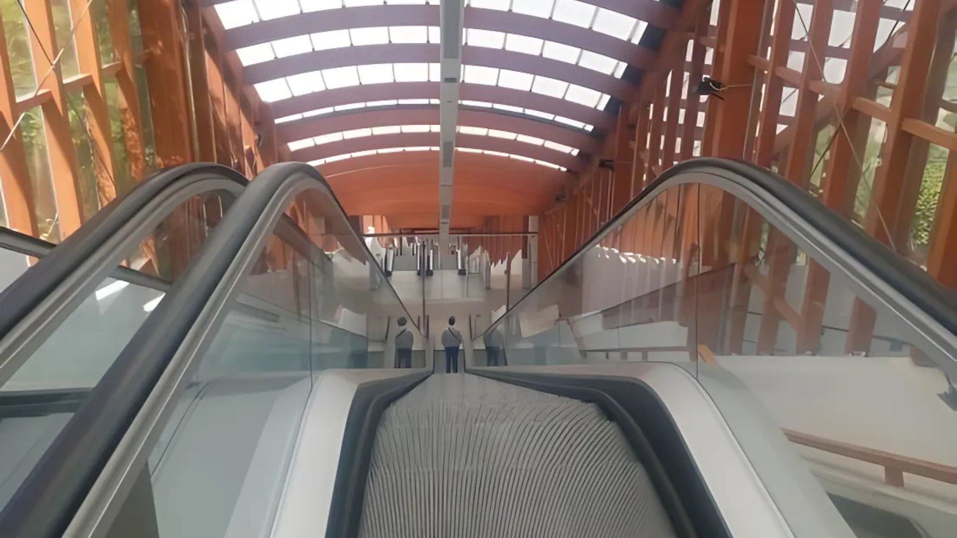 Image shows the Santa Lucia escalator, Potenza, Basilicata, Italy. 