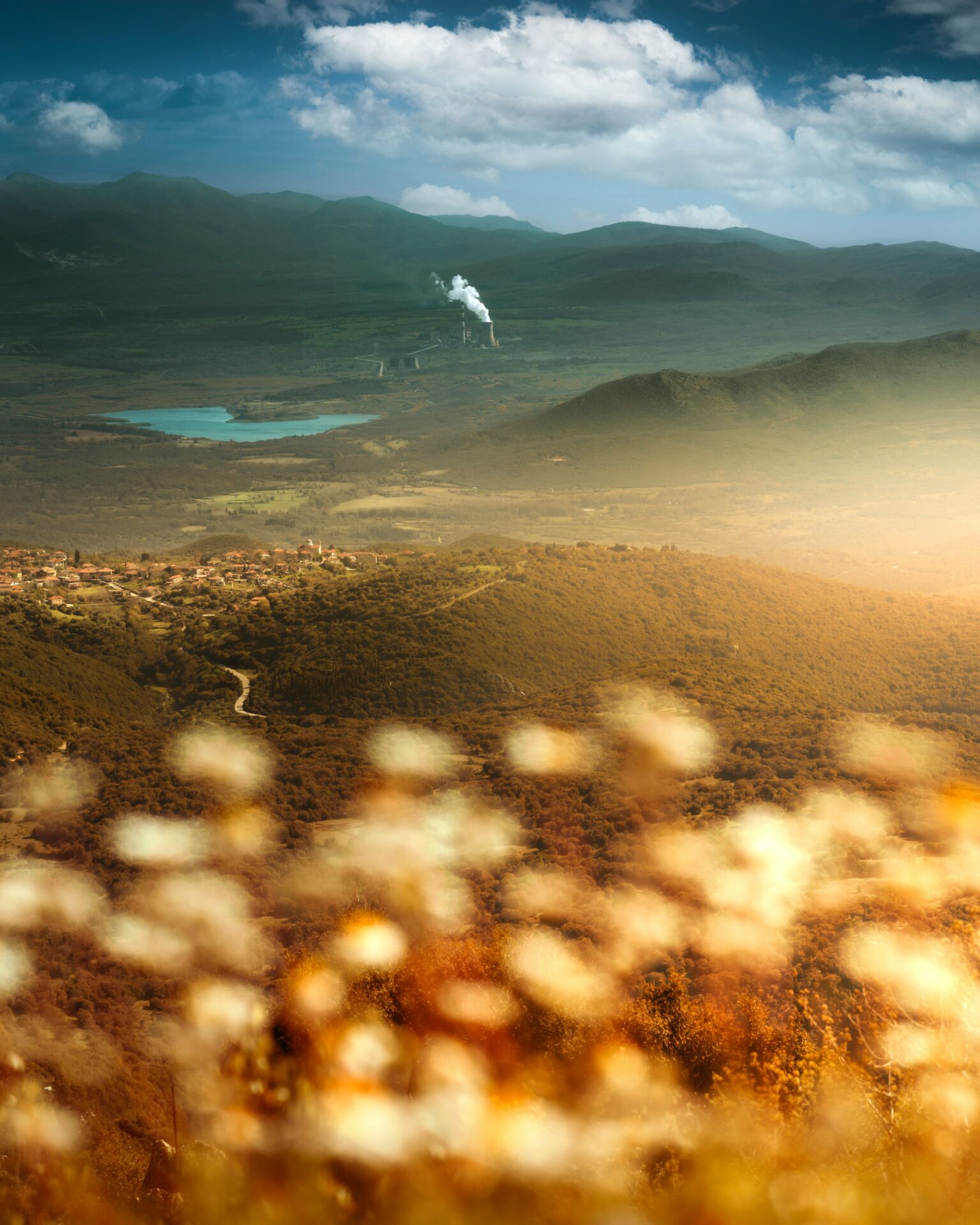 Rolling hills surrounding Stemnitsa