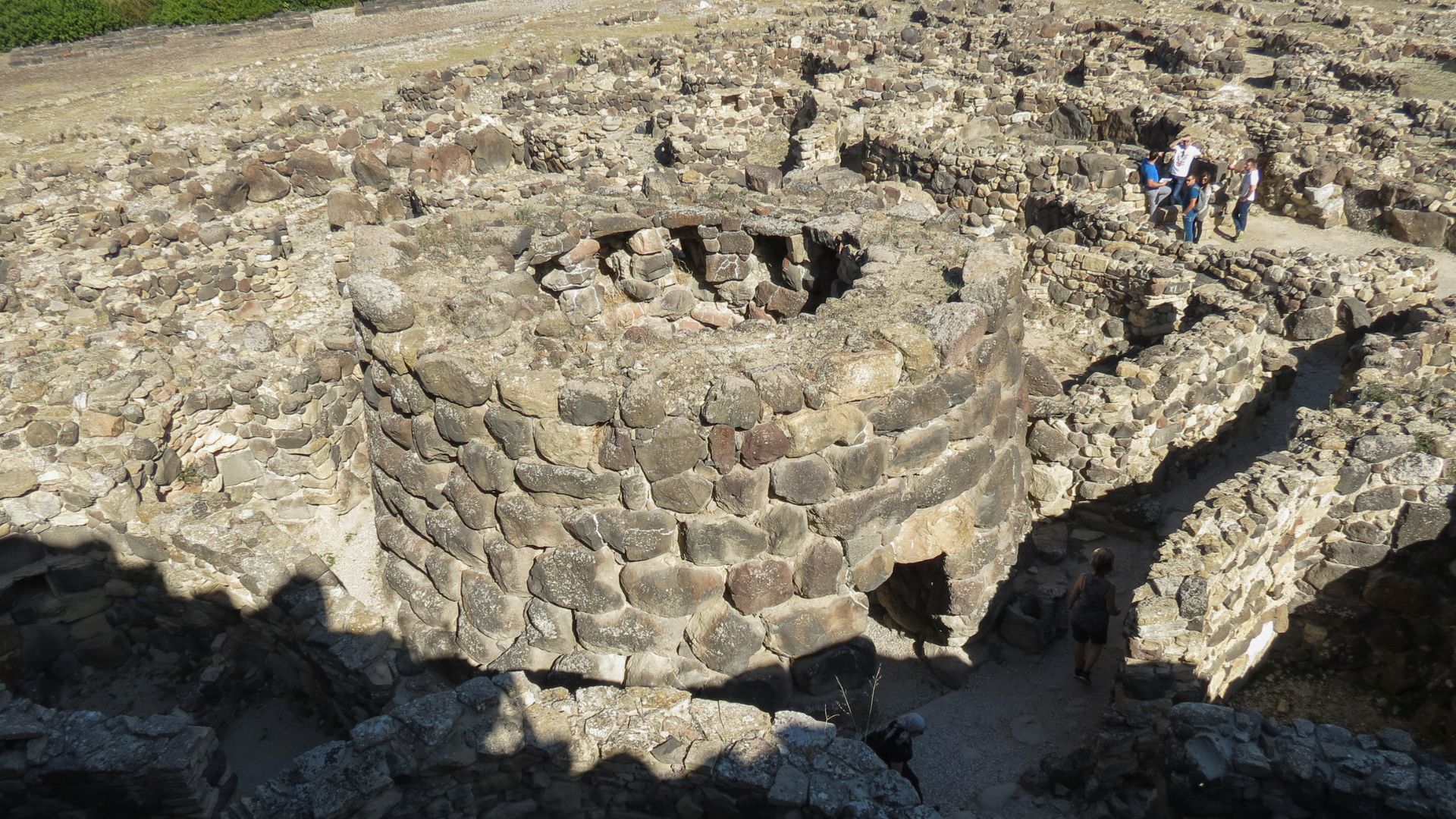 A large, complex nuragic archaeological site in Sardinia, Italy.