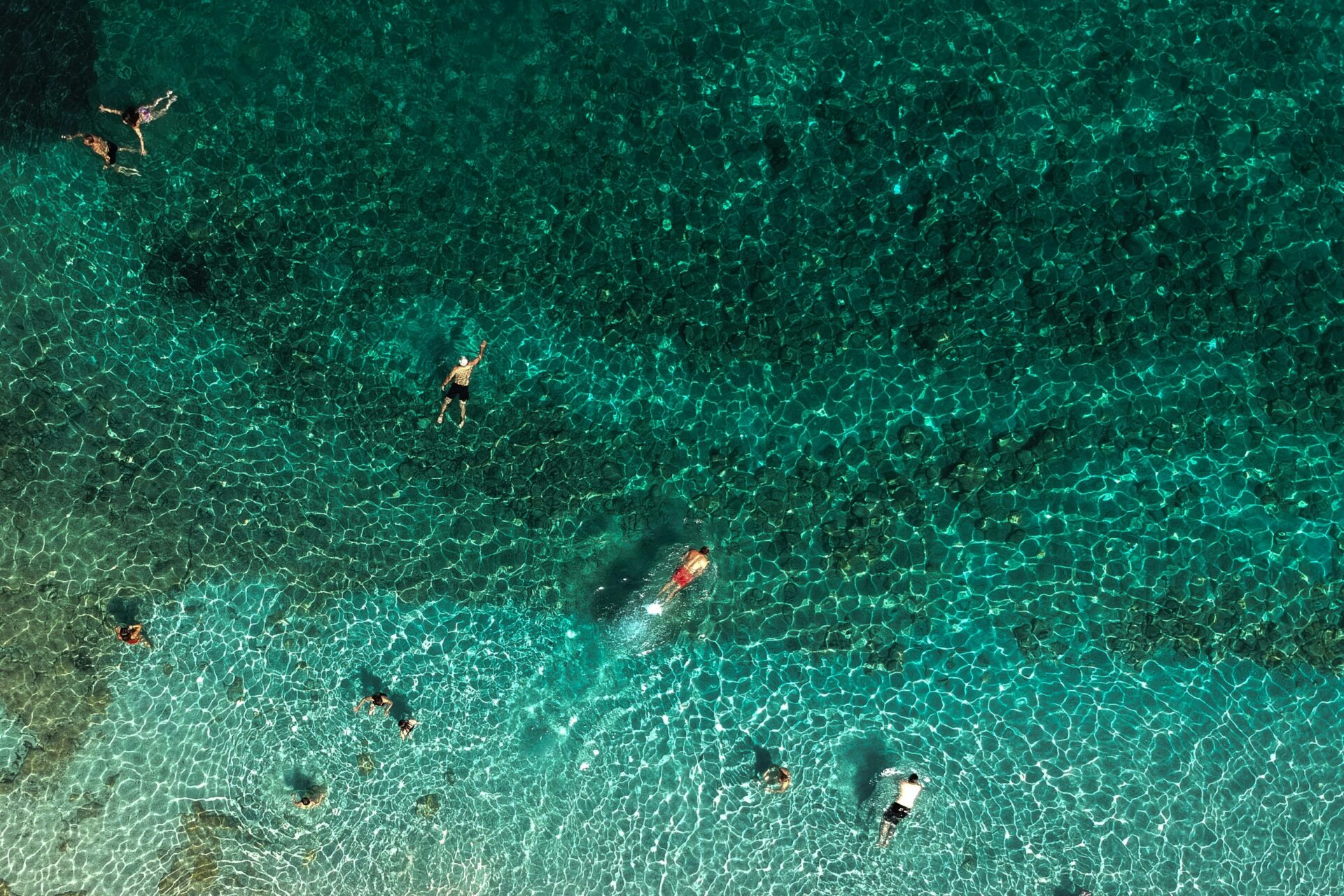 Crystal-clear emerald waters of Syvota