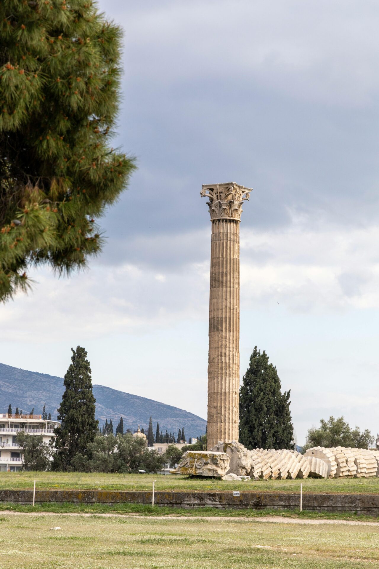 Temple of Olympian Zeus Ruins in Athens