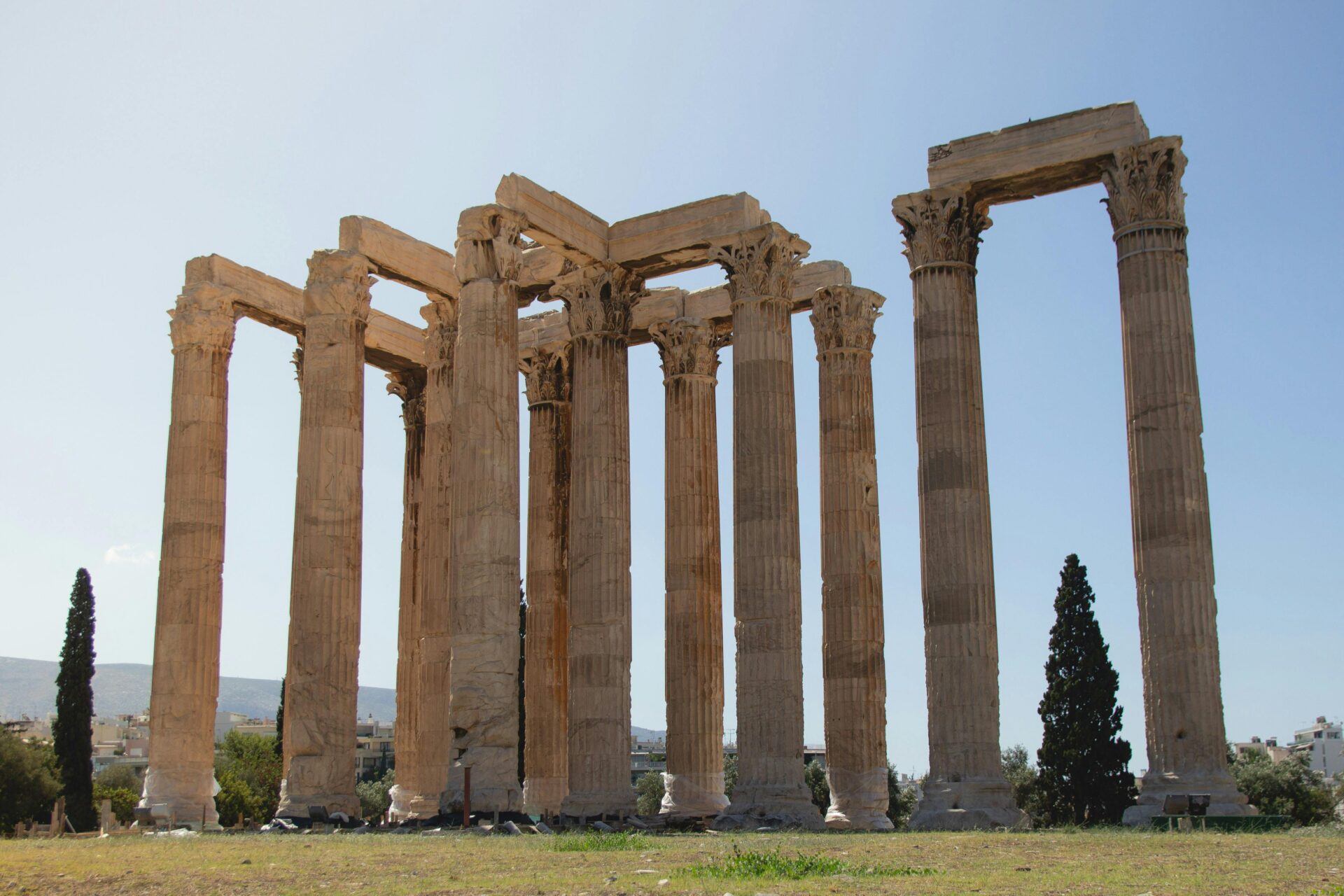 Temple of Olympian Zeus in Athens