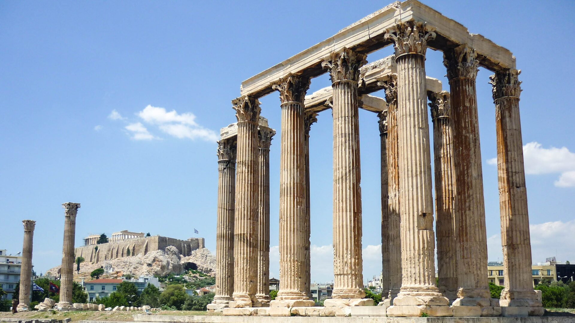 Temple of Zeus in Olympia, Athens, Greece