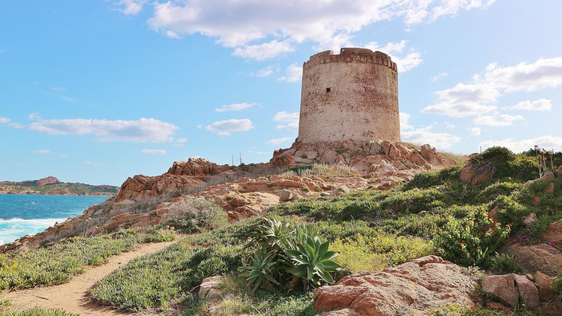 Image shows Torre della Pelosa, Stintino, Sardinia, Italy.