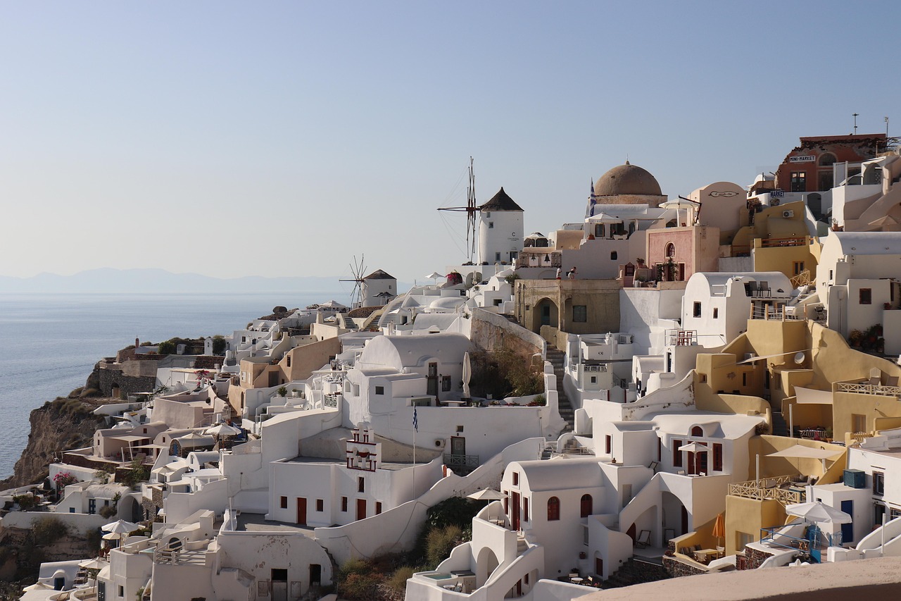 Town in Cyclades Greece